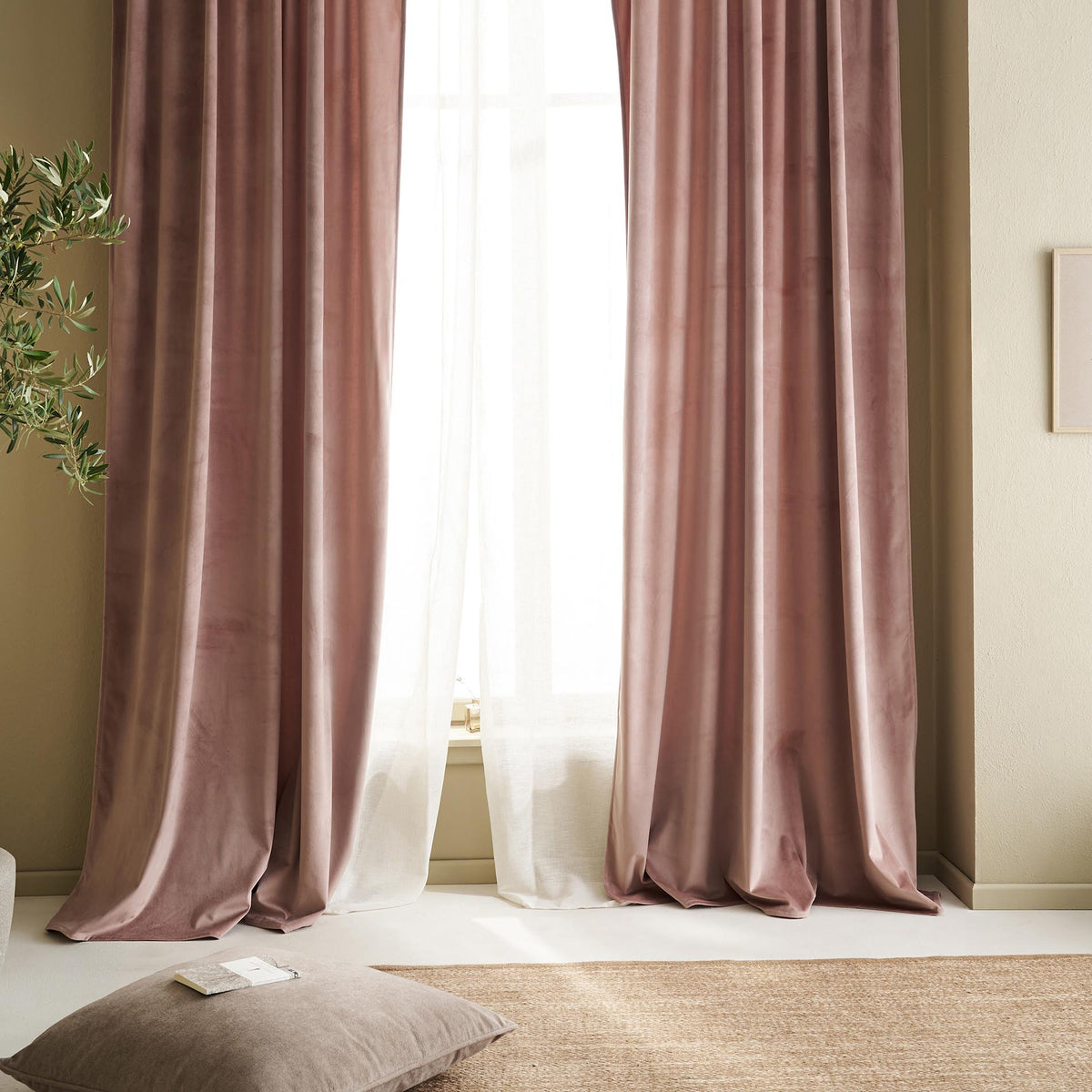 Κουρτίνα με σιρίτι 140x280cm Winter Purple Dove 711/19