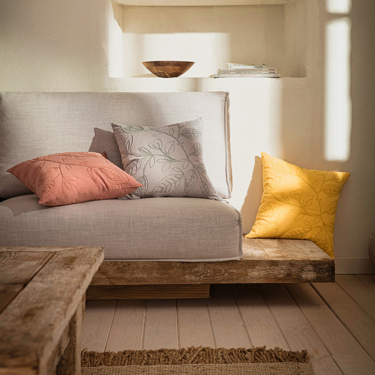 Pillowcase 43x43cm Pale Sun Yellow 381/ 10