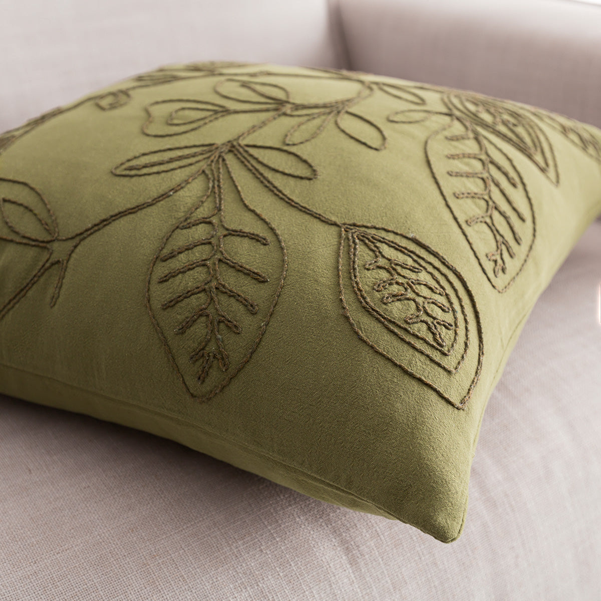 Pillowcase 43x43cm Pale Nature Green 381/ 30