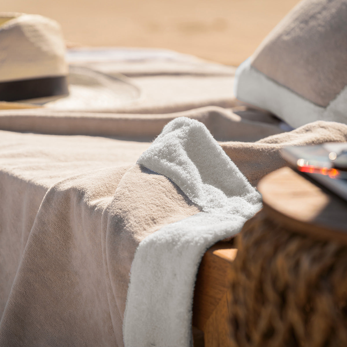 Beach towel 90x170cm Sand / Vanilla 519/ 06