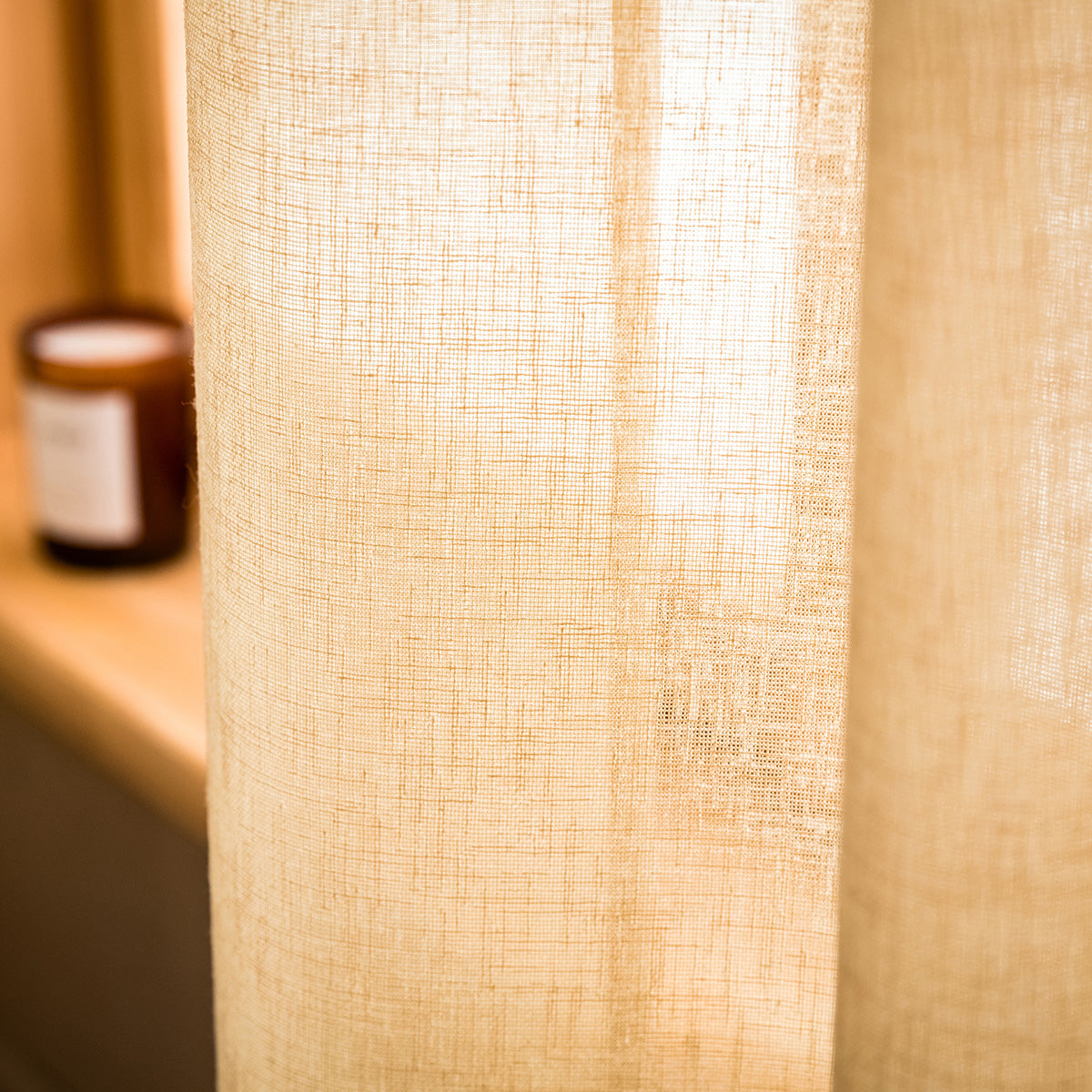 Κουρτίνα με τρουκς 140x280cm Combe Gold Beige 502/04