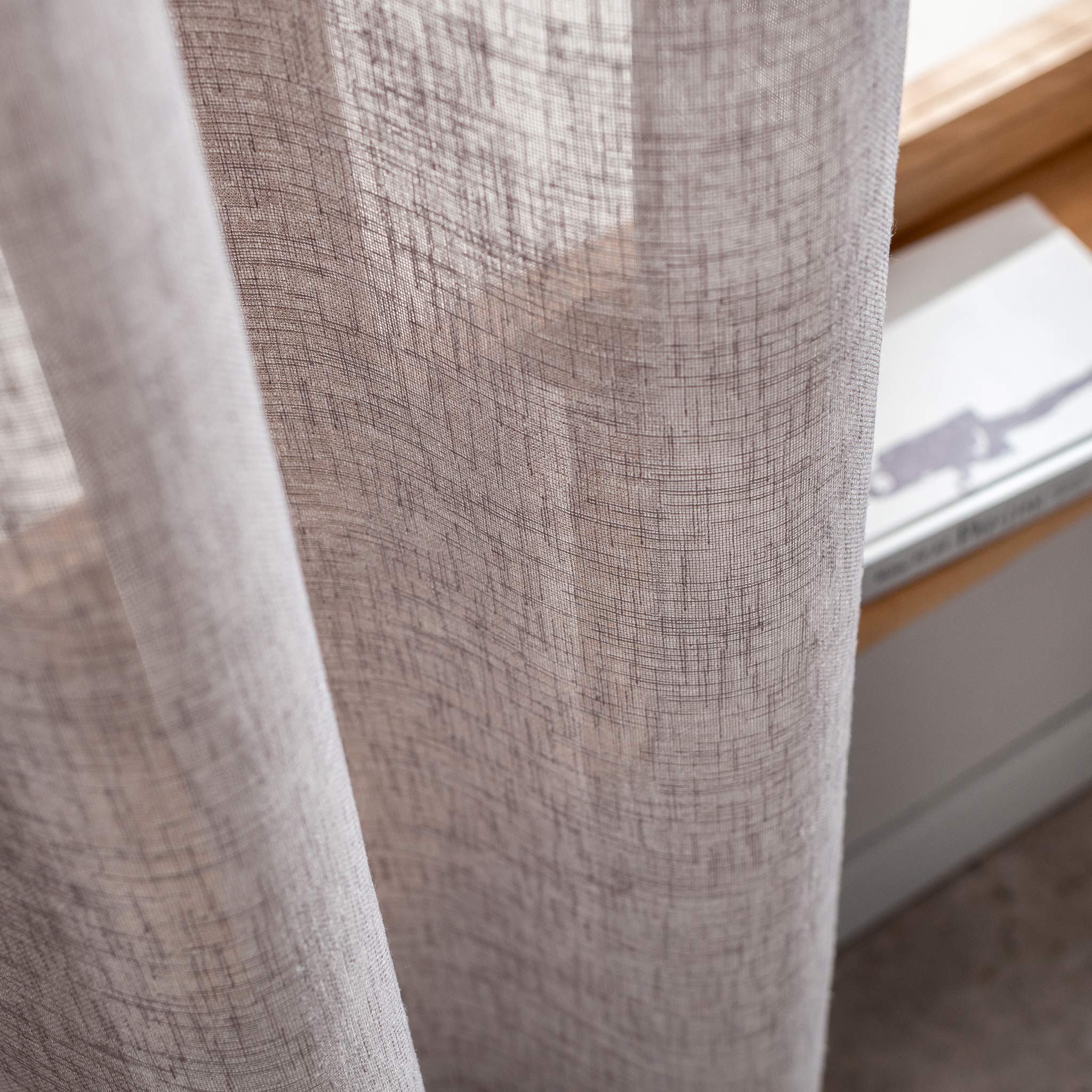 Curtain with slats 140x295cm Combe Shadow Grey AW23 502/48