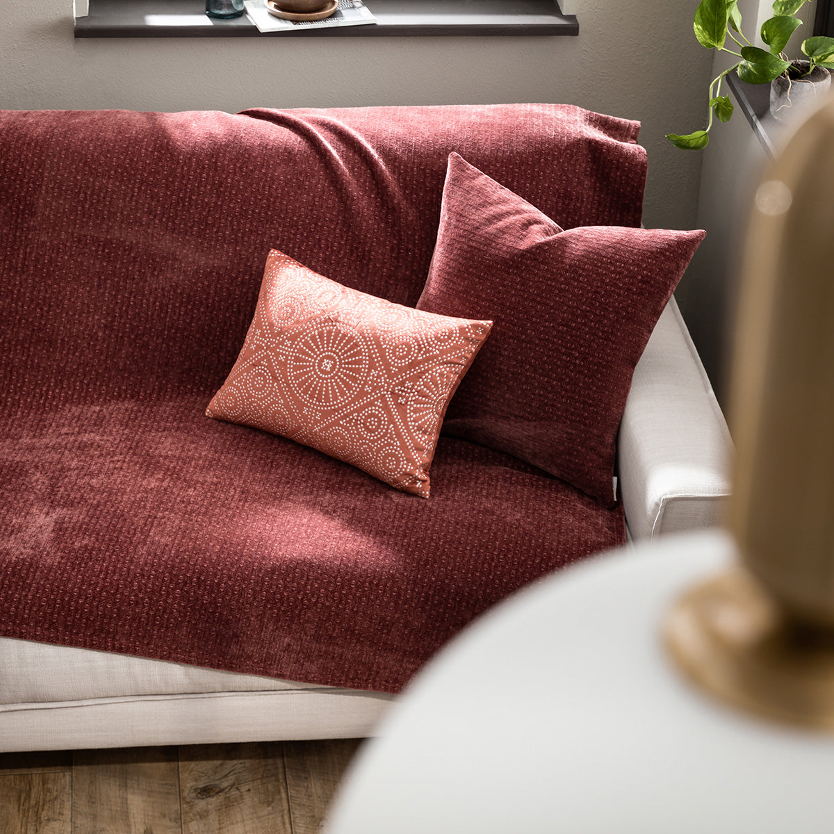 Μαξιλαροθήκη 30x45cm Cressida Paprika 139