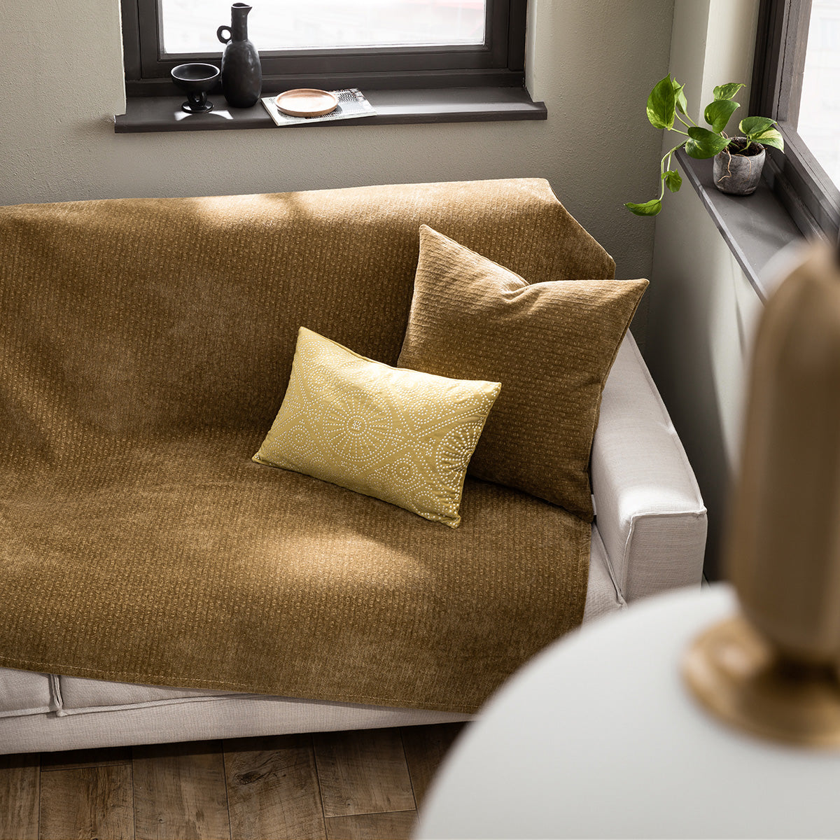 Pillowcase 30x45cm Cressida Champagne Green 139