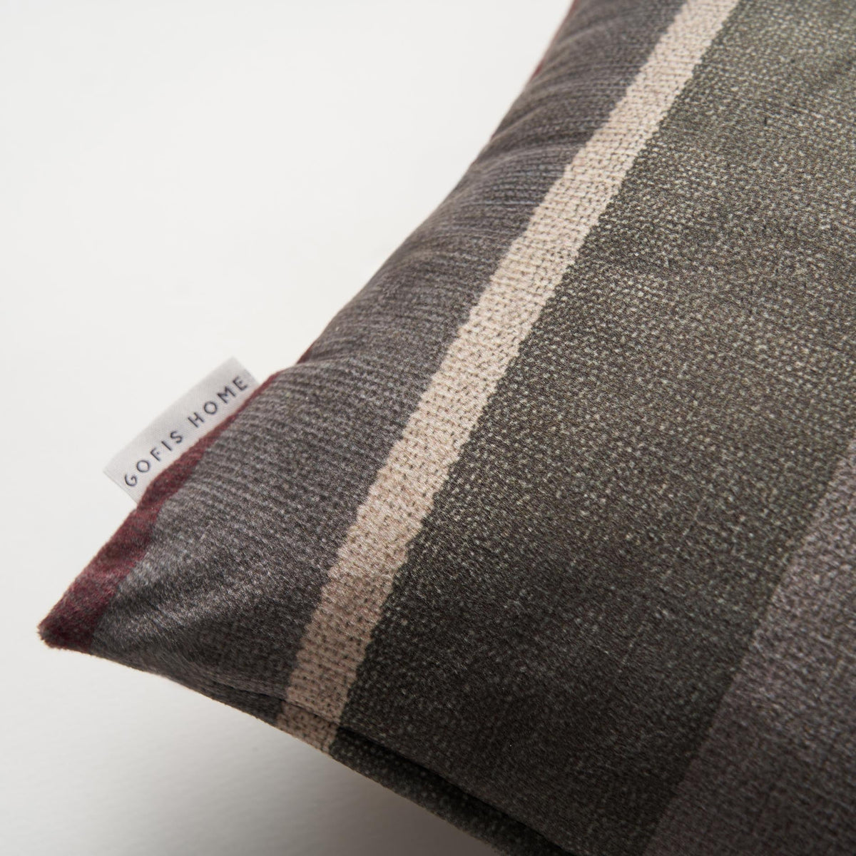Μαξιλαροθήκη 30x45cm Neoma stripe Green 158
