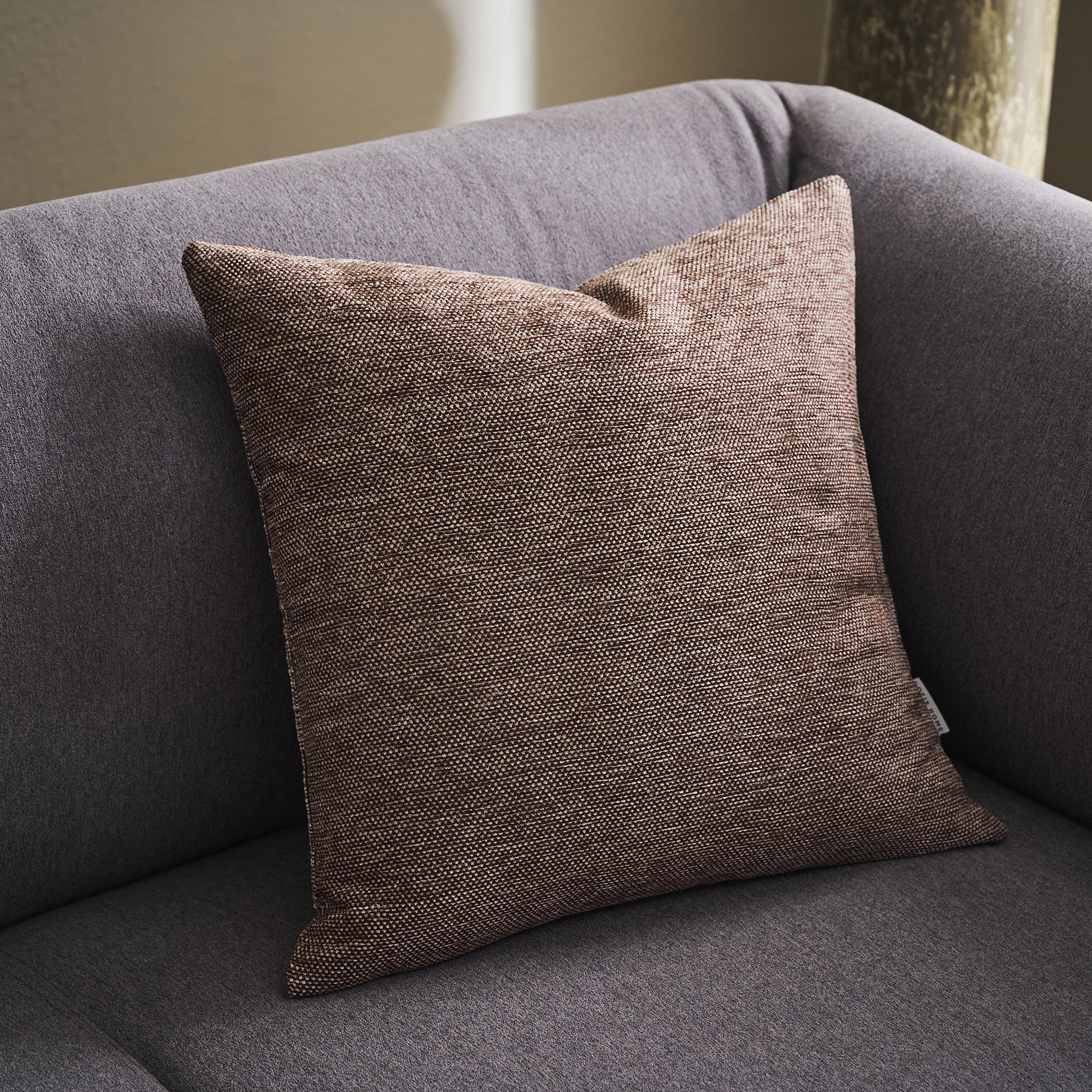 Pillowcase 50x50cm Valkyrie Leather Brown 234/22