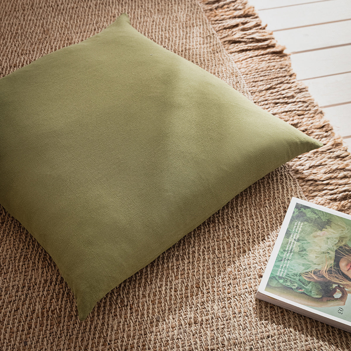 Pillowcase 65x65cm Light veil Nature Green 309/ 30