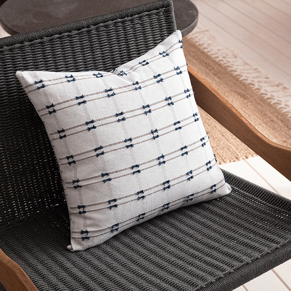 Μαξιλαροθήκη 50x50cm Marine Blue 377