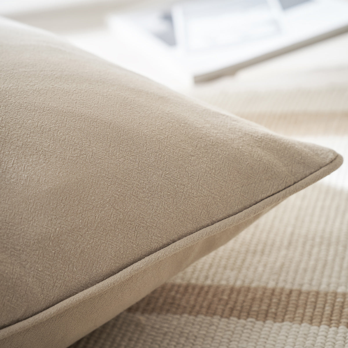 Μαξιλαροθήκη 65x65cm Valerie Natural Beige 381