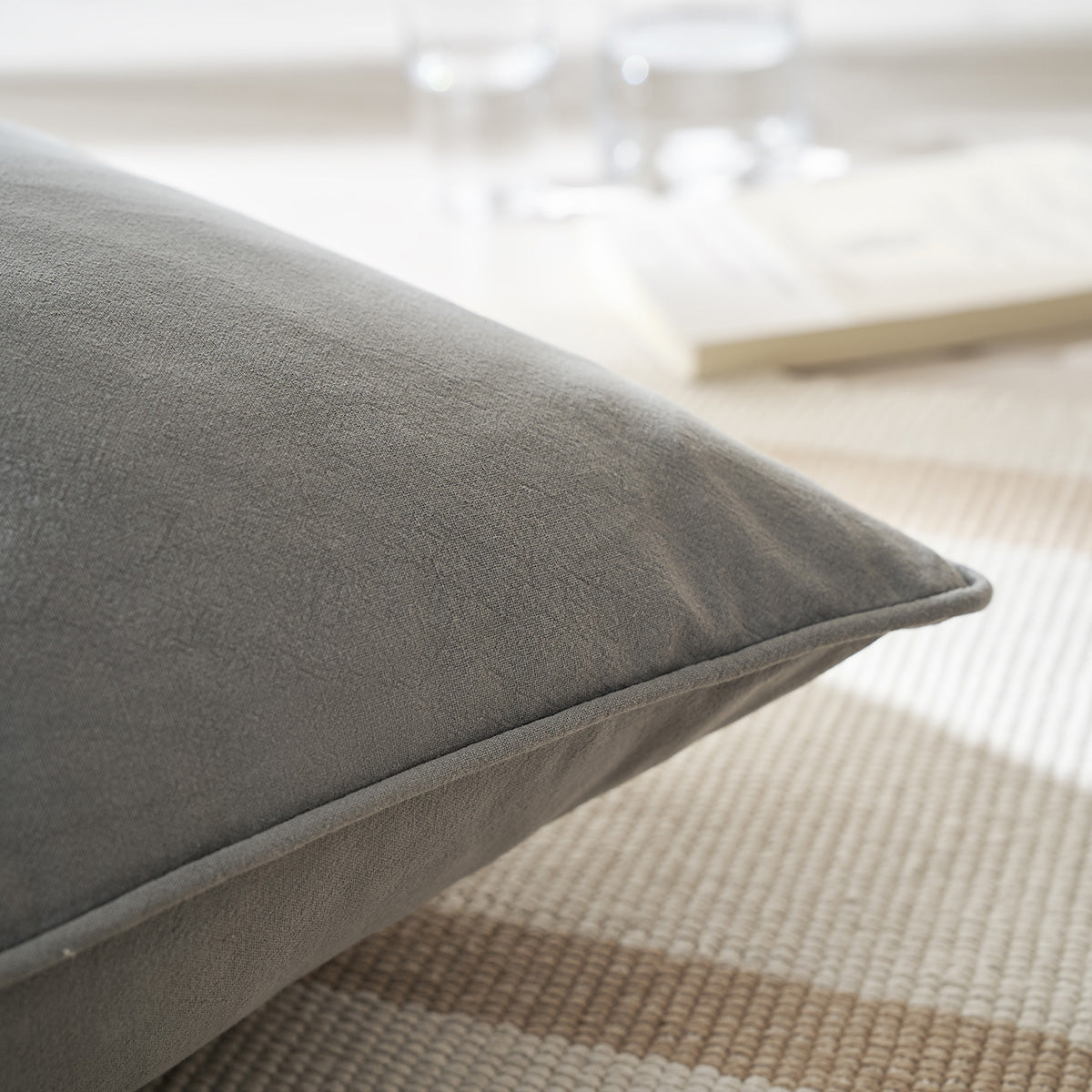 Pillowcase 65x65cm Valerie Graphite Grey 381