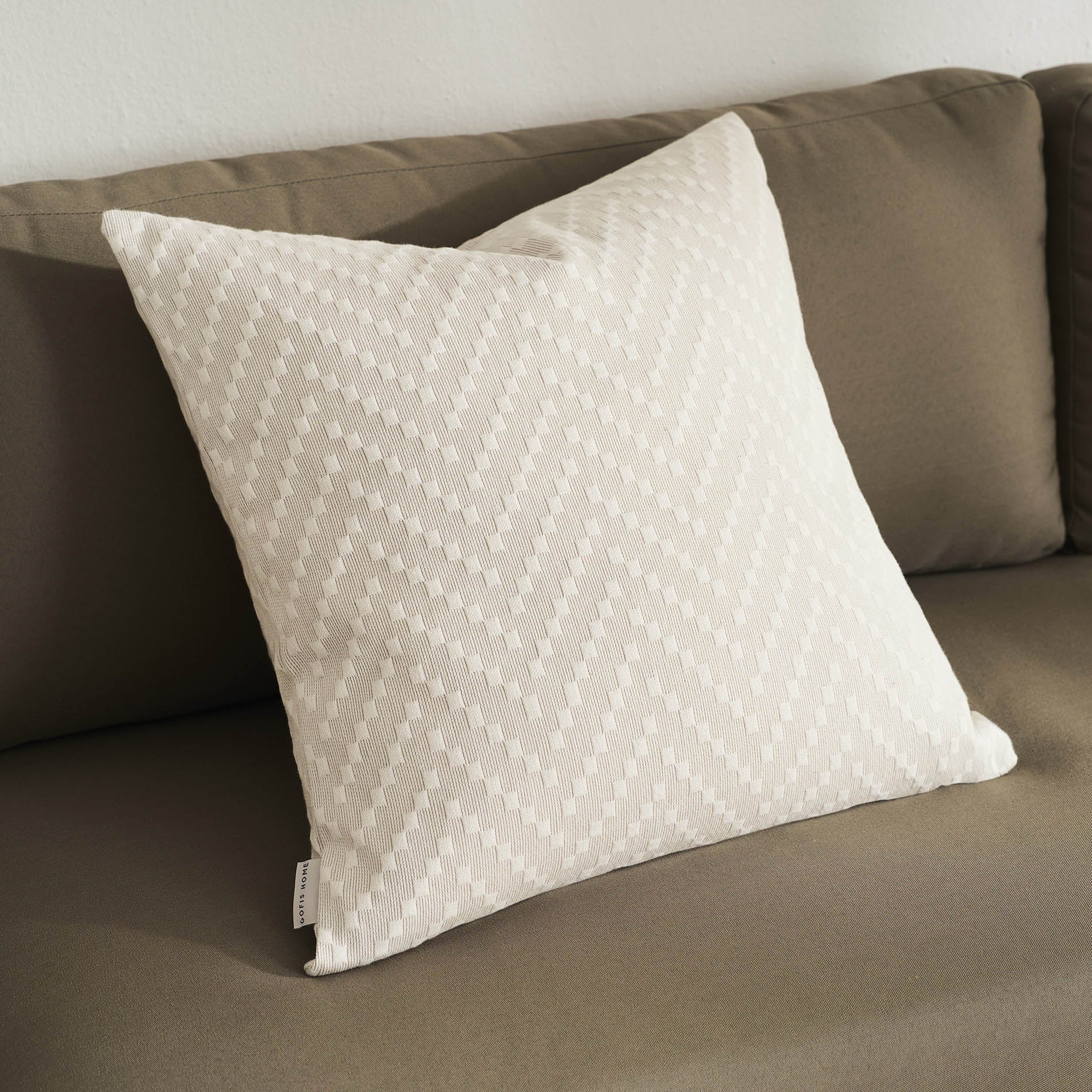 Pillowcase 50x50cm Ori Natural Beige 401