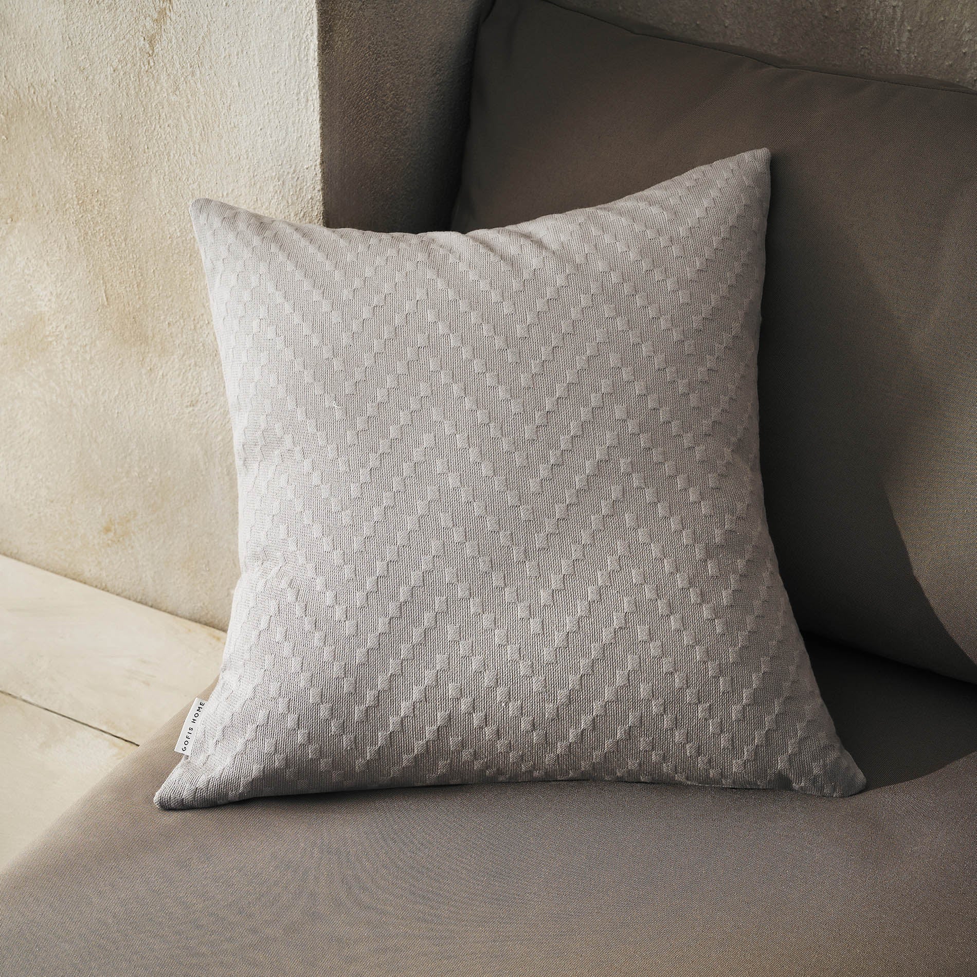 Μαξιλαροθήκη 50x50cm Ori Rock Grey 401/15