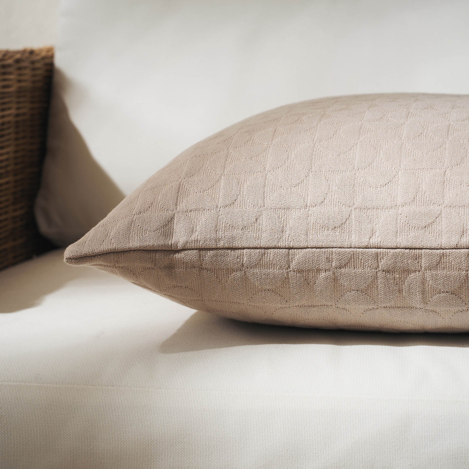 Μαξιλαροθήκη 50x50cm Eliena Warm Beige 402/06