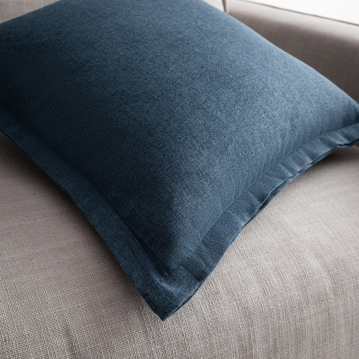 Μαξιλαροθήκη 43x43cm Isolde Jean Blue 460