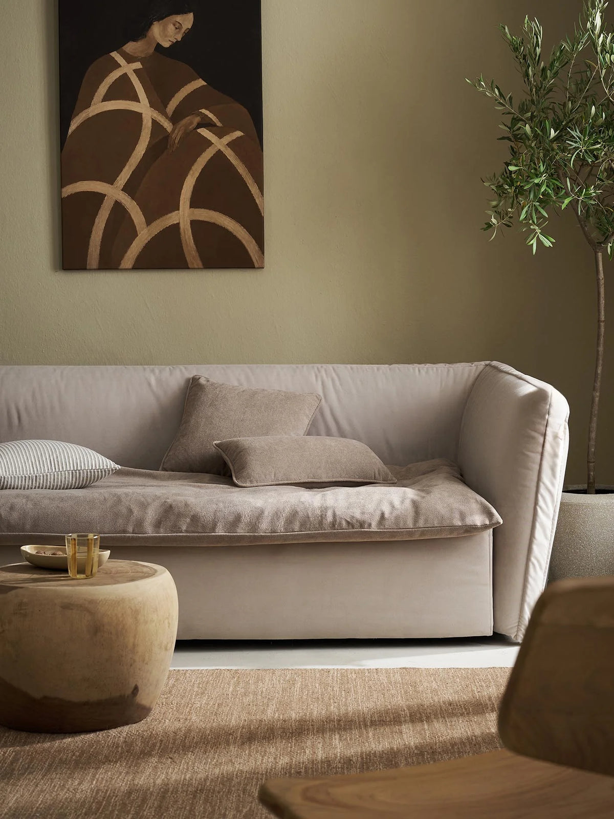 Sofa Topper 80x200cm Nadinia Sesame Brown 137