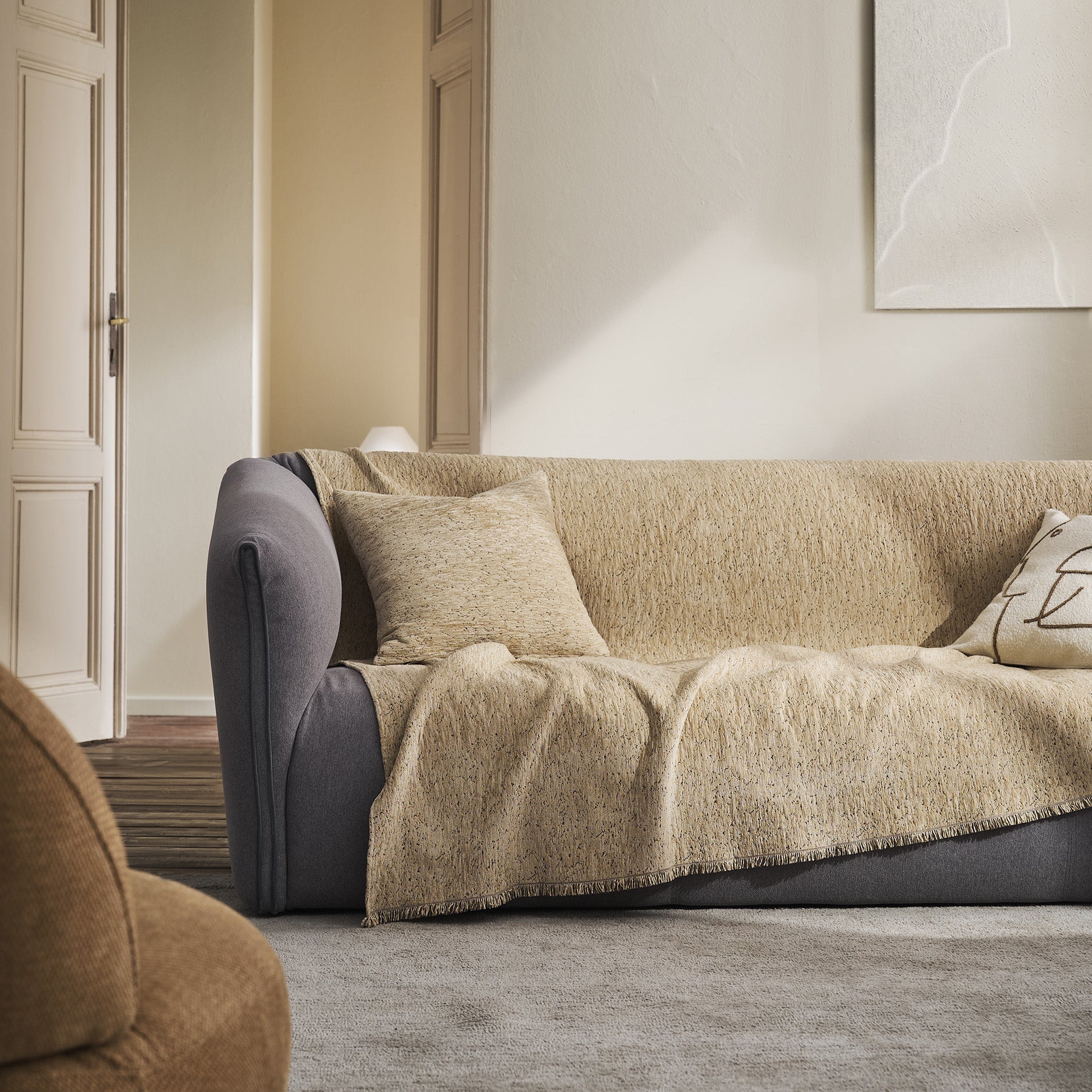 Yrsa Gold Grain Throw 141/04