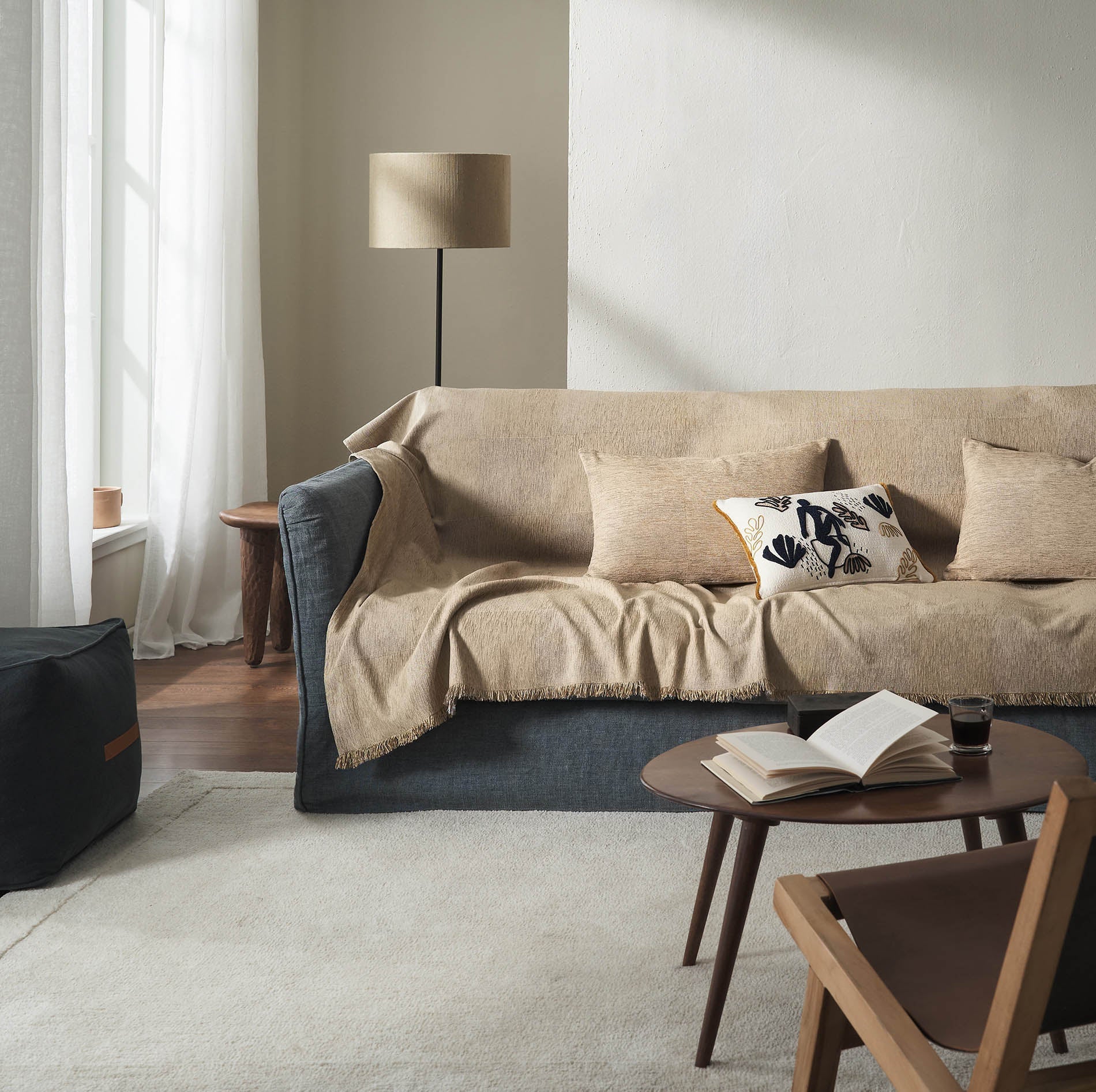 Throw Zephyr Sesame Beige 146/06