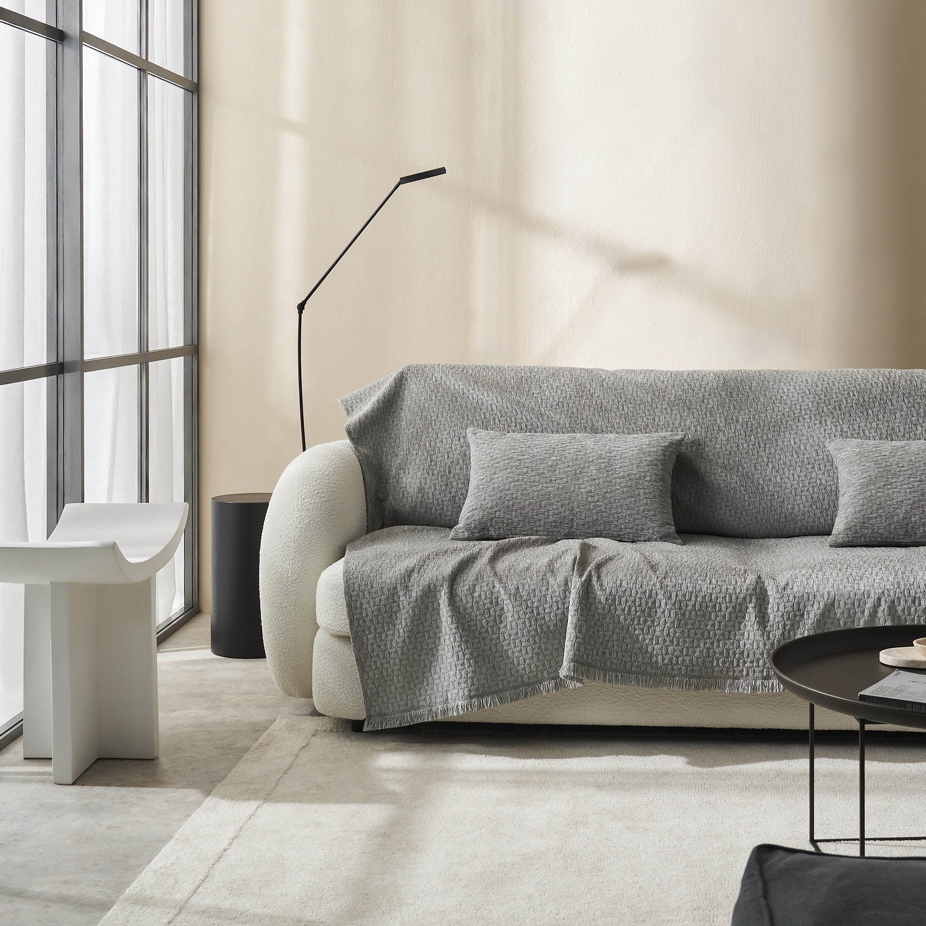 Ondine Throw Silver Grey 184/15