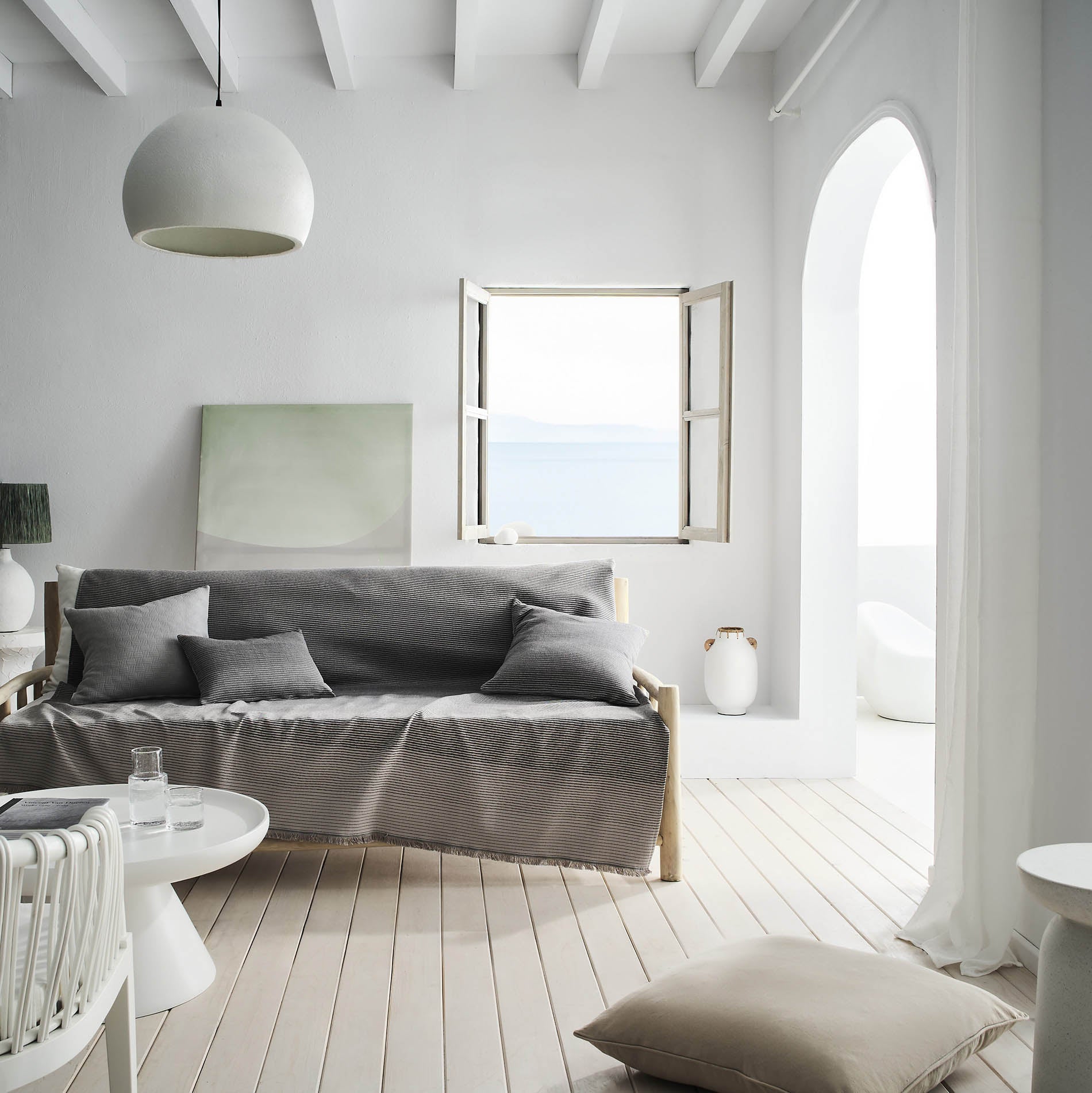 Throw Zebra Rock Grey 302