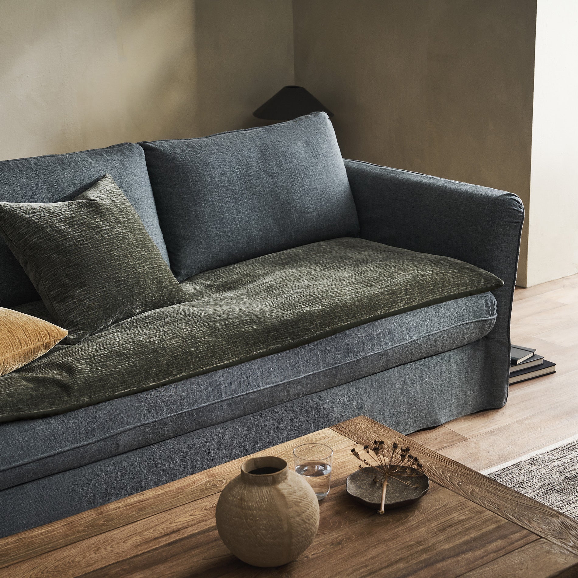 Sofa Quilt 85x200cm Lucilla Green 332/07