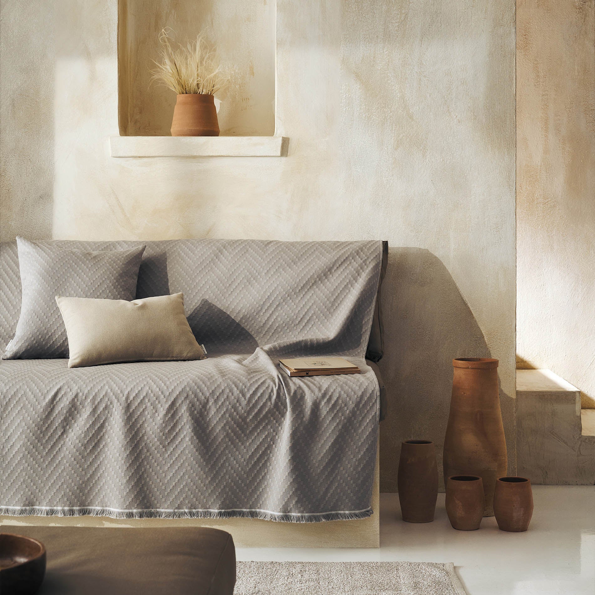 Sofa throw Ori Rock Grey 401/15