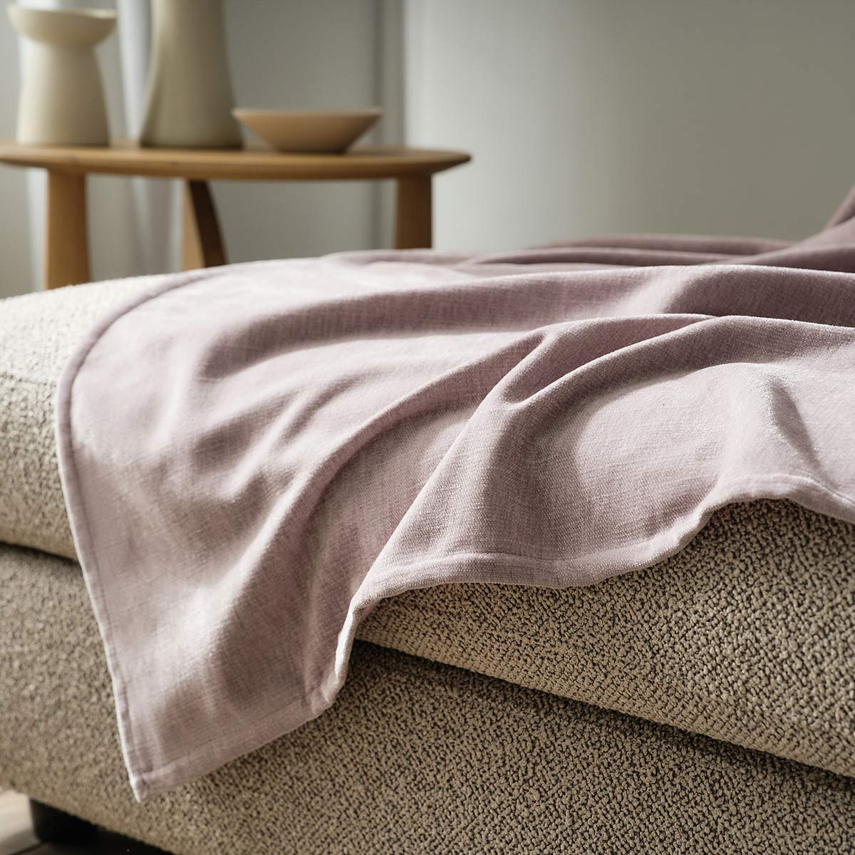 Throw Luna Grey Mauve 427/19