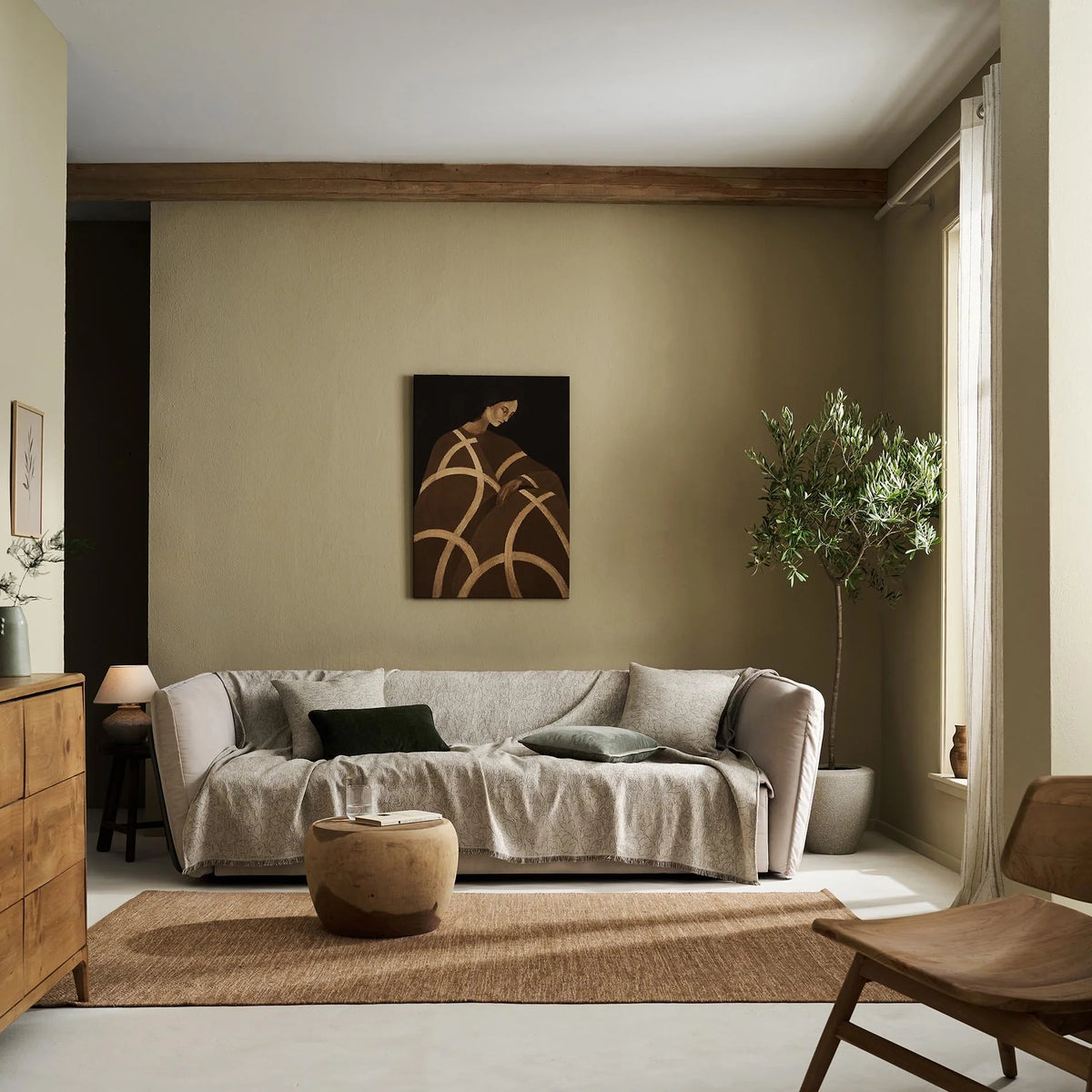 Ριχτάρι Aradia Olive Beige 430/06