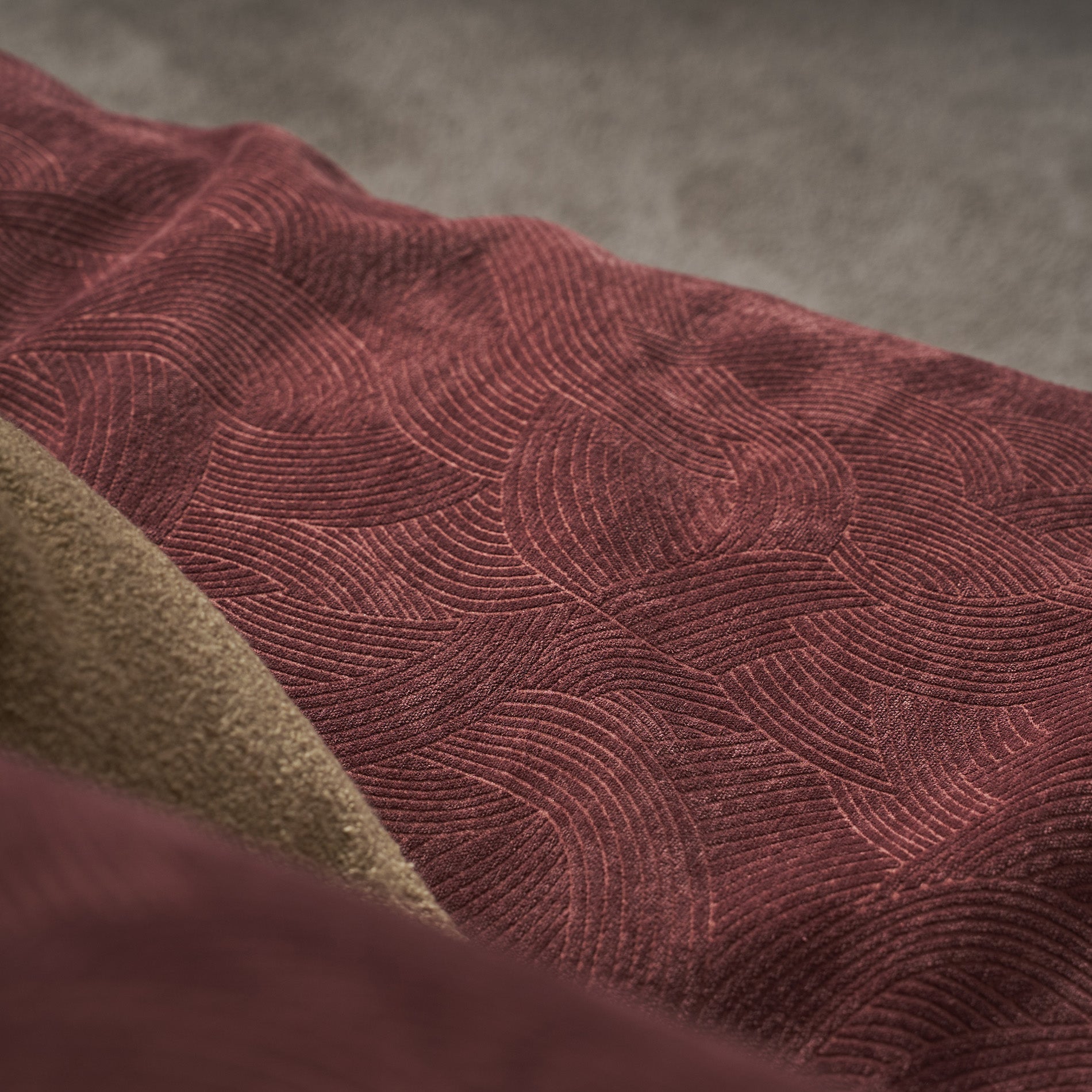 Nimbus Red Leather Throw 447/31