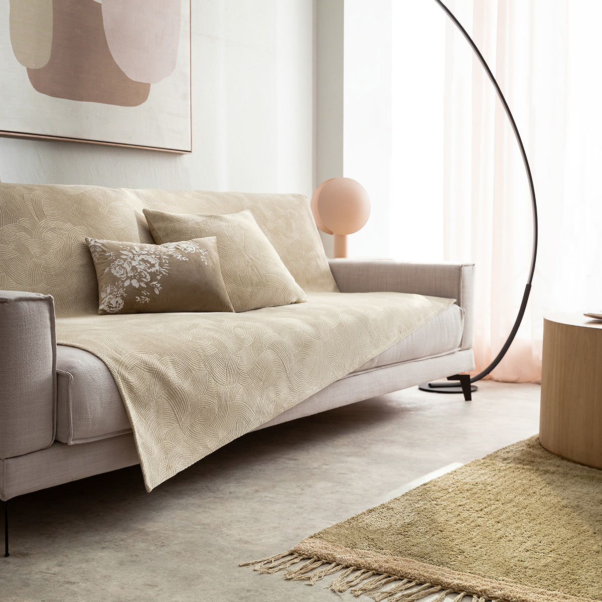 Willow Beige Throw 447/52