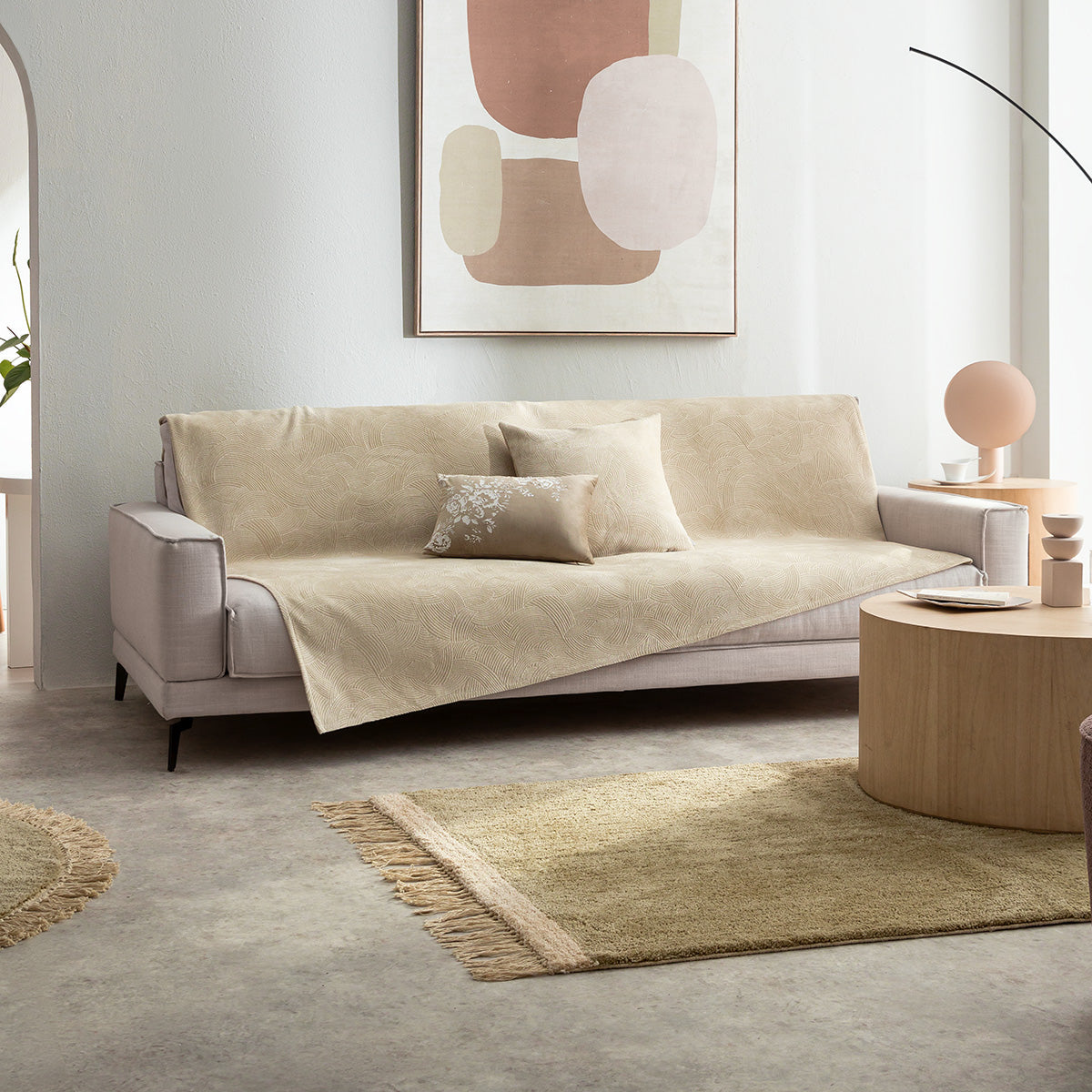 Willow Beige Throw 447/52
