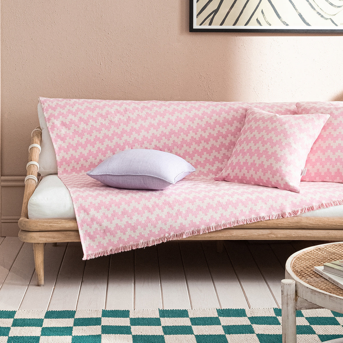 Throw Summer waves Gum Pink 466/23