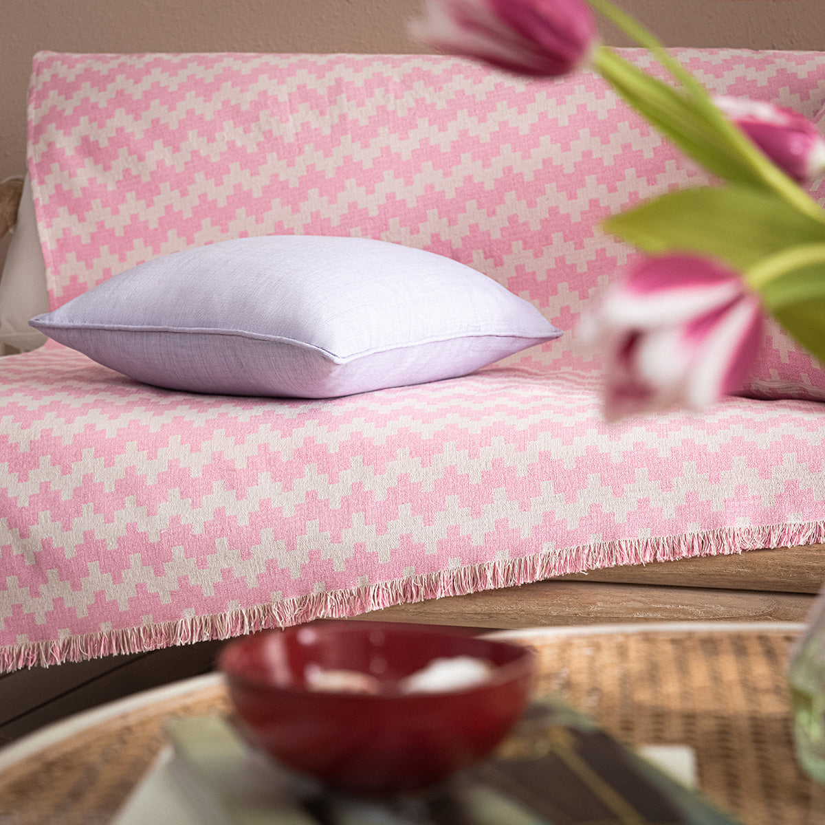 Throw Summer waves Gum Pink 466/23