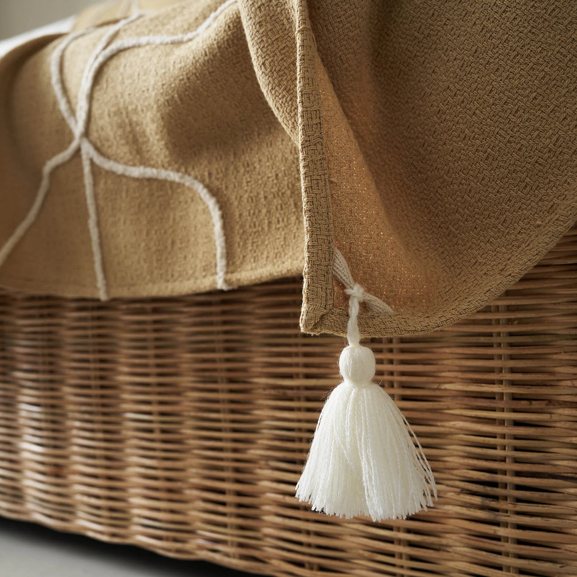 sofa throw decoration 140x180cm Elowen Warm Beige 505