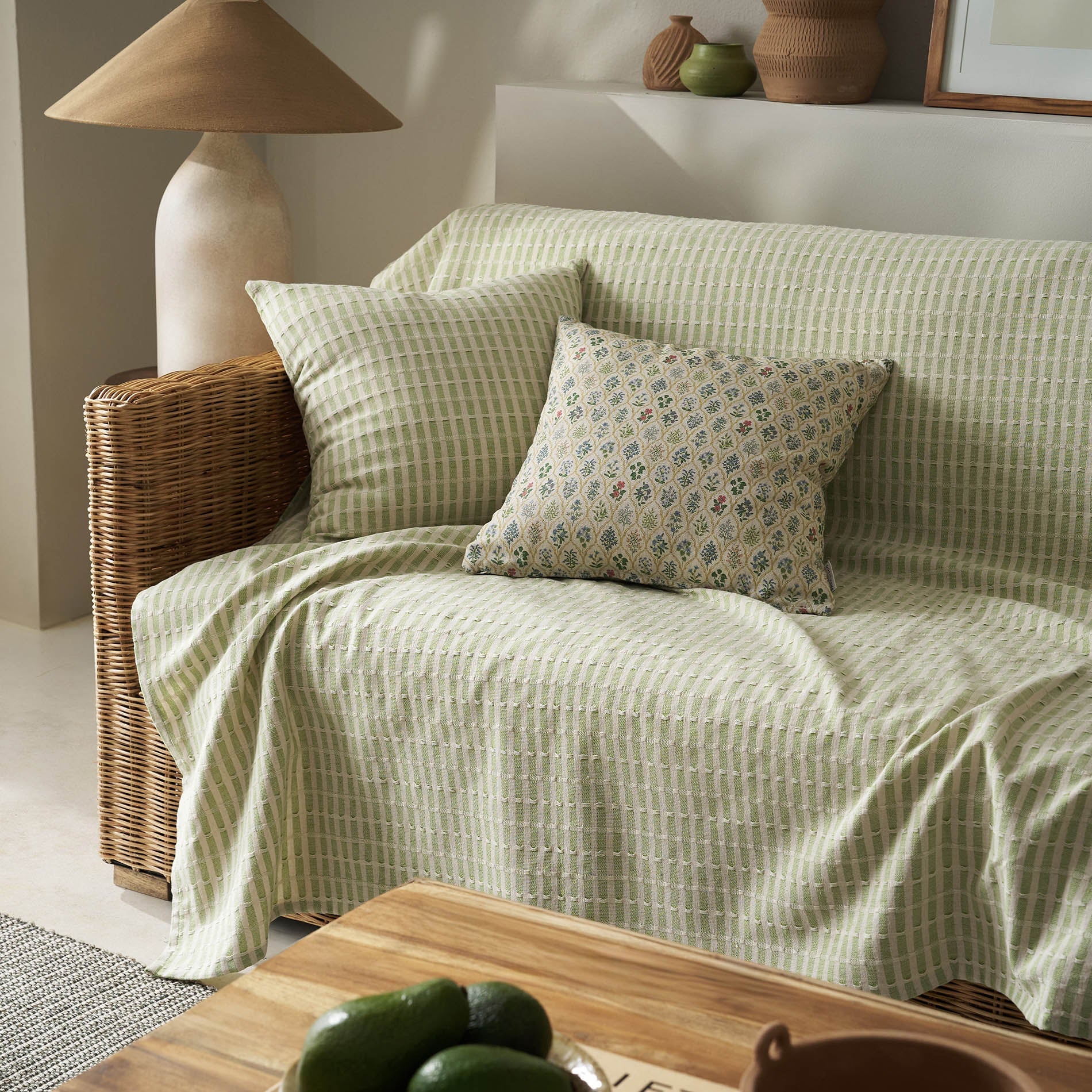 sofa throw Elysia Garden Green 531/18