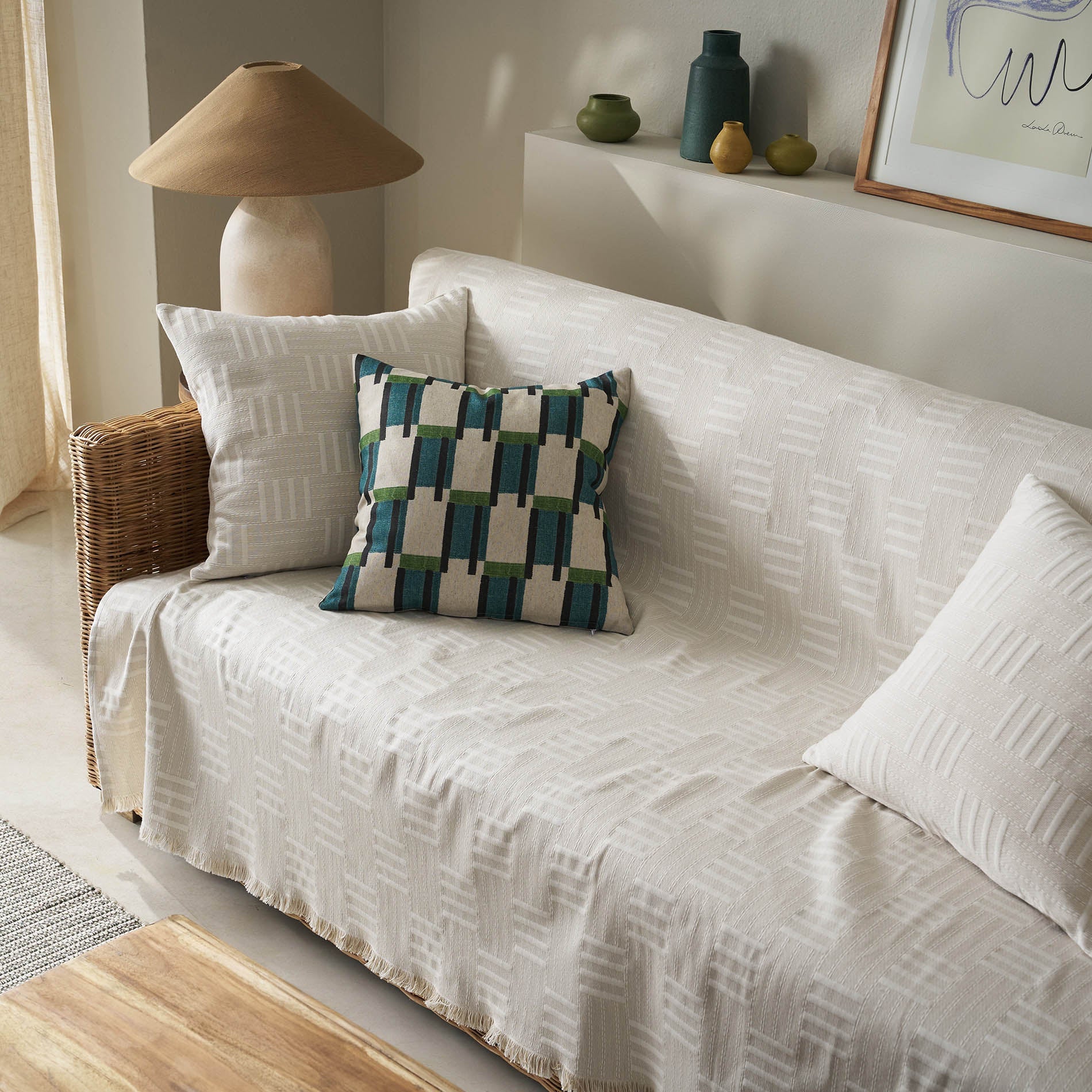 Ριχτάρι Calyra Natural Beige 654/06