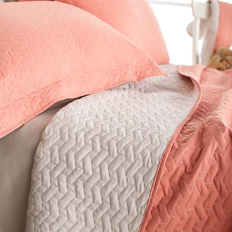Duvet Cover Set 220x240cm with Pillowcases Coral 740
