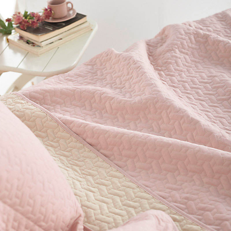 Duvet Cover Set 220x240cm with Pillowcases Dusty Pink 740