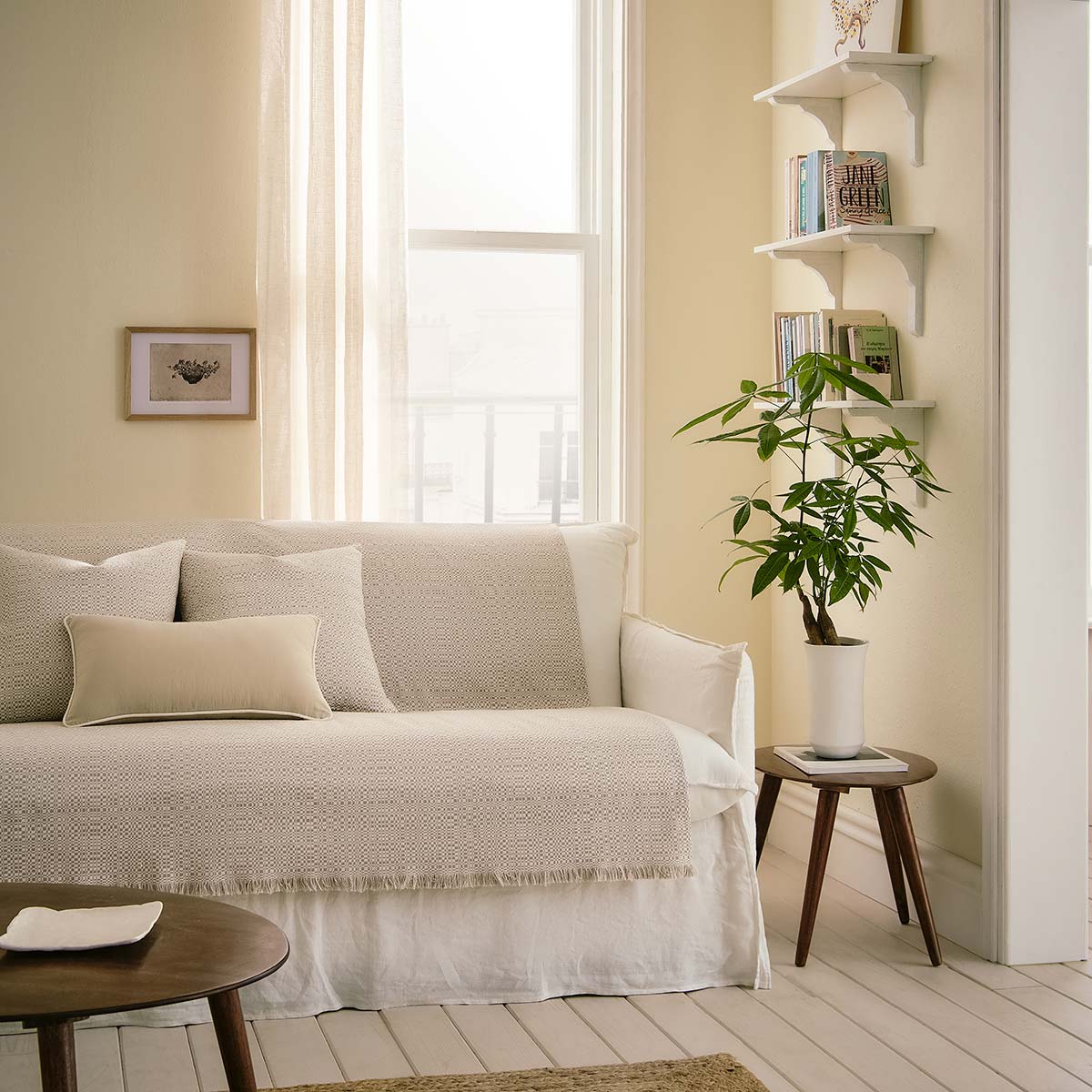 Two-Seater Throw 180X250cm Liberta Willow Beige SS23 841/52