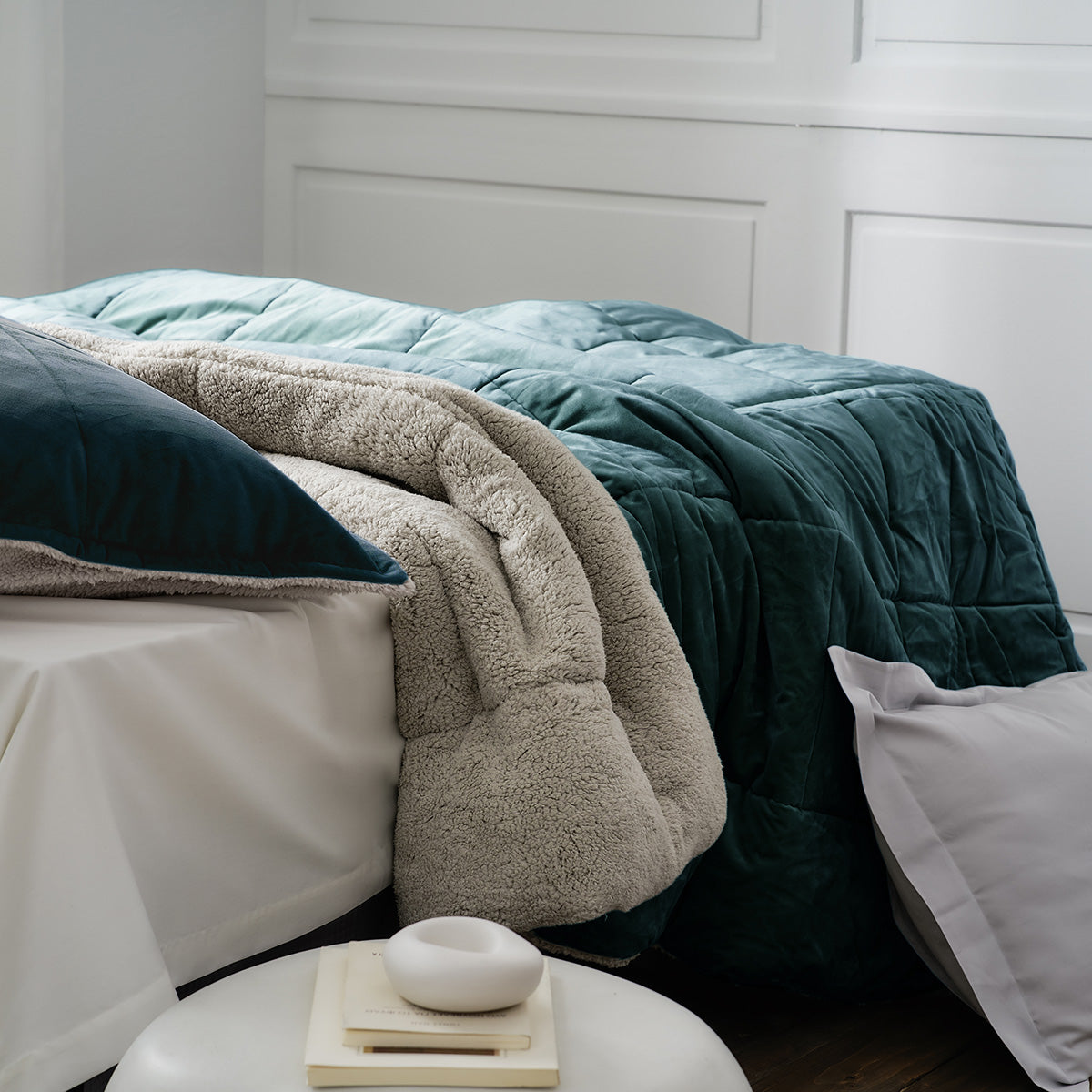 Teddy Jean Blue Quilt-Blanket 407/18