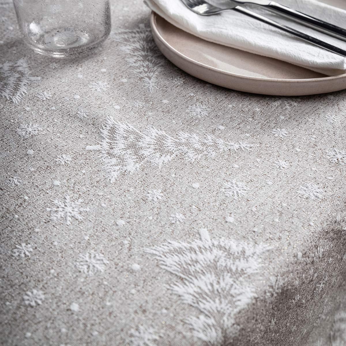 Tablecloth 135x180cm Xmas lurex 094