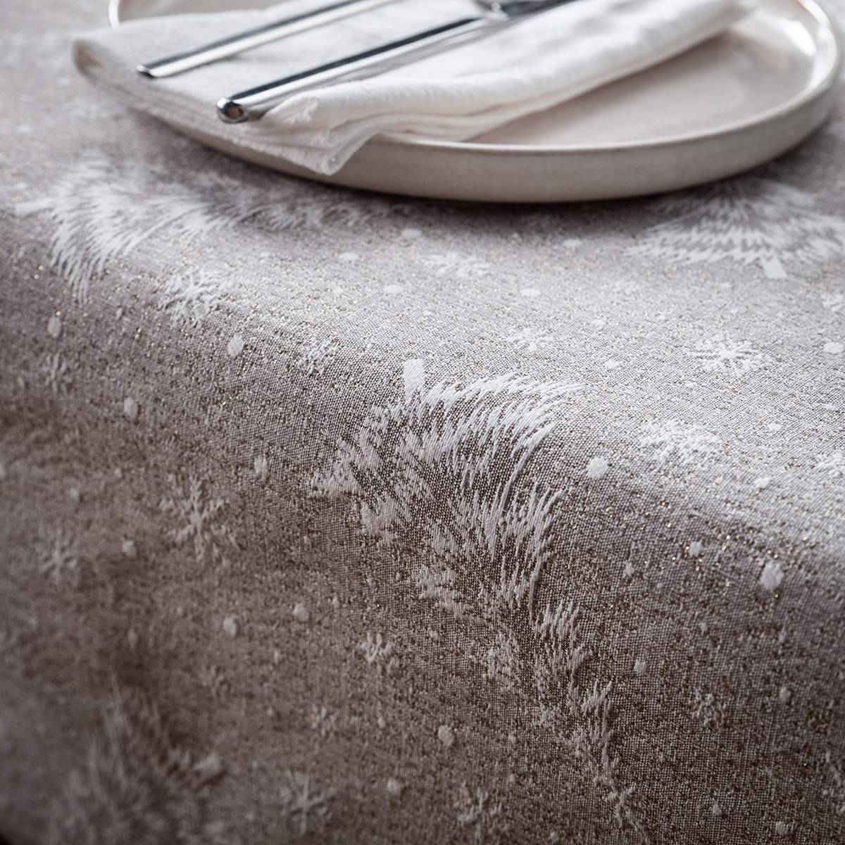 Tablecloth 135x180cm Xmas lurex 094