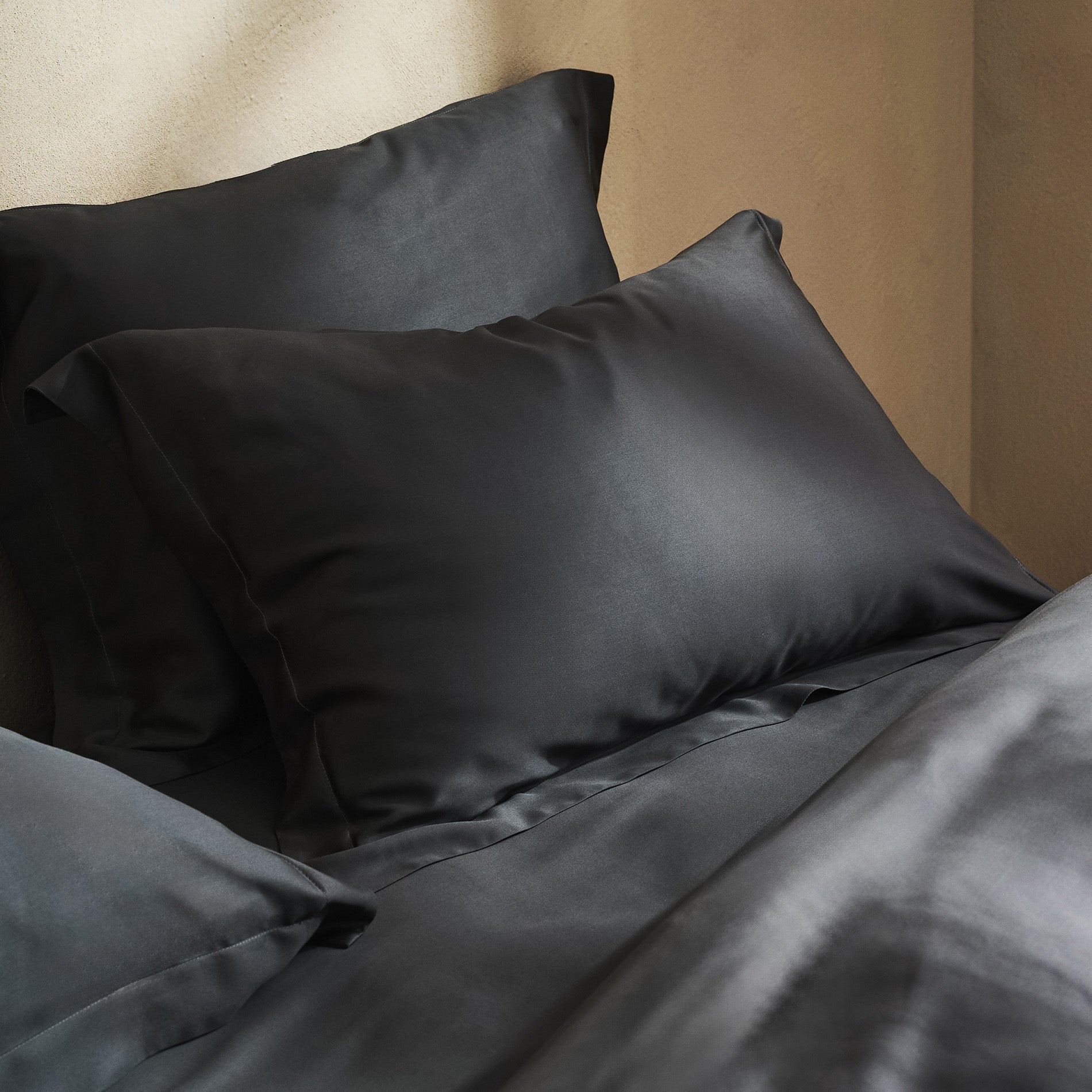 Pillowcases pair 51x72cm Sentia Black Board 305/14
