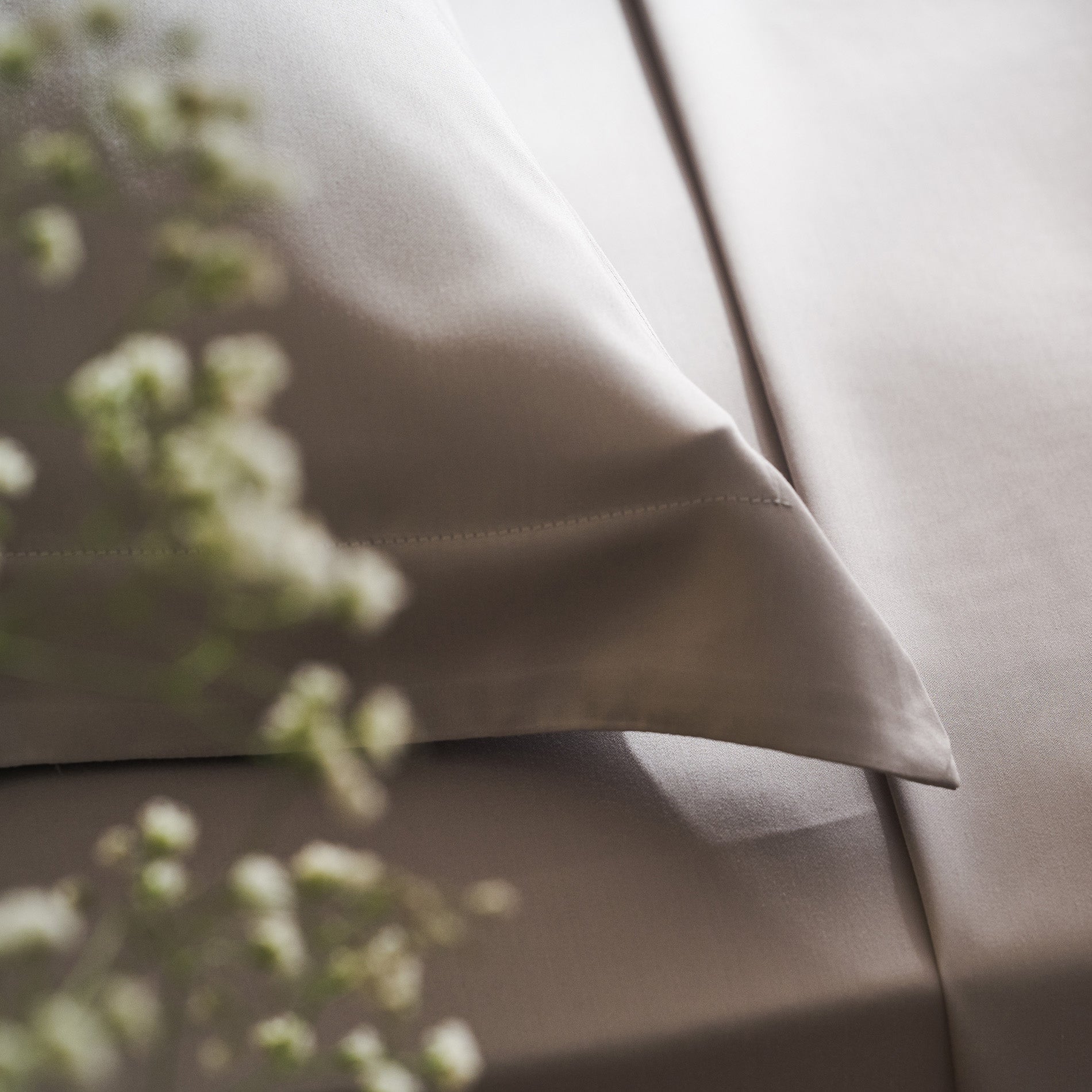 Pillowcases pair 51x72cm Sentia Light Grey 305/15