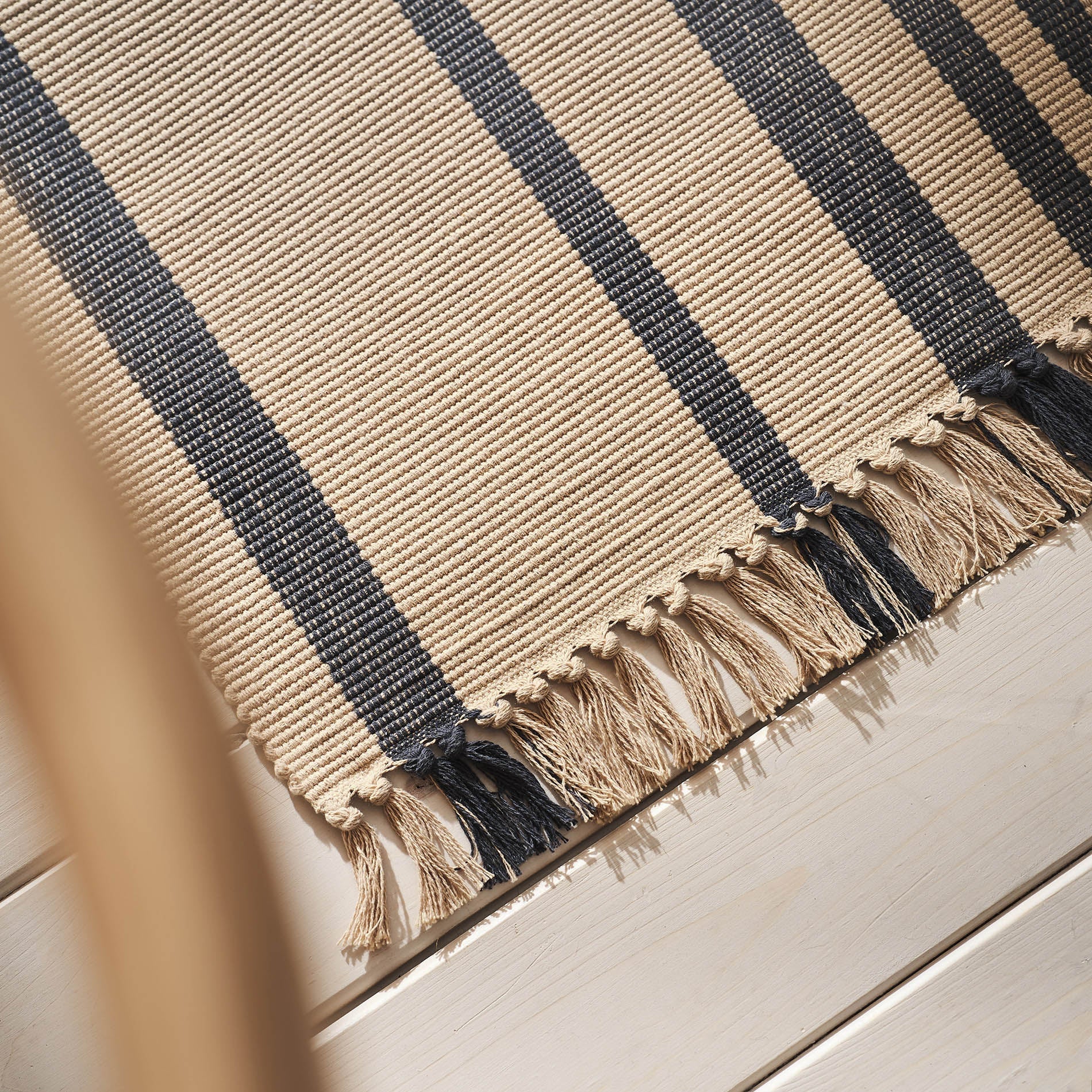Carpet 70x140cm Harlow Beige / Graphite black 312