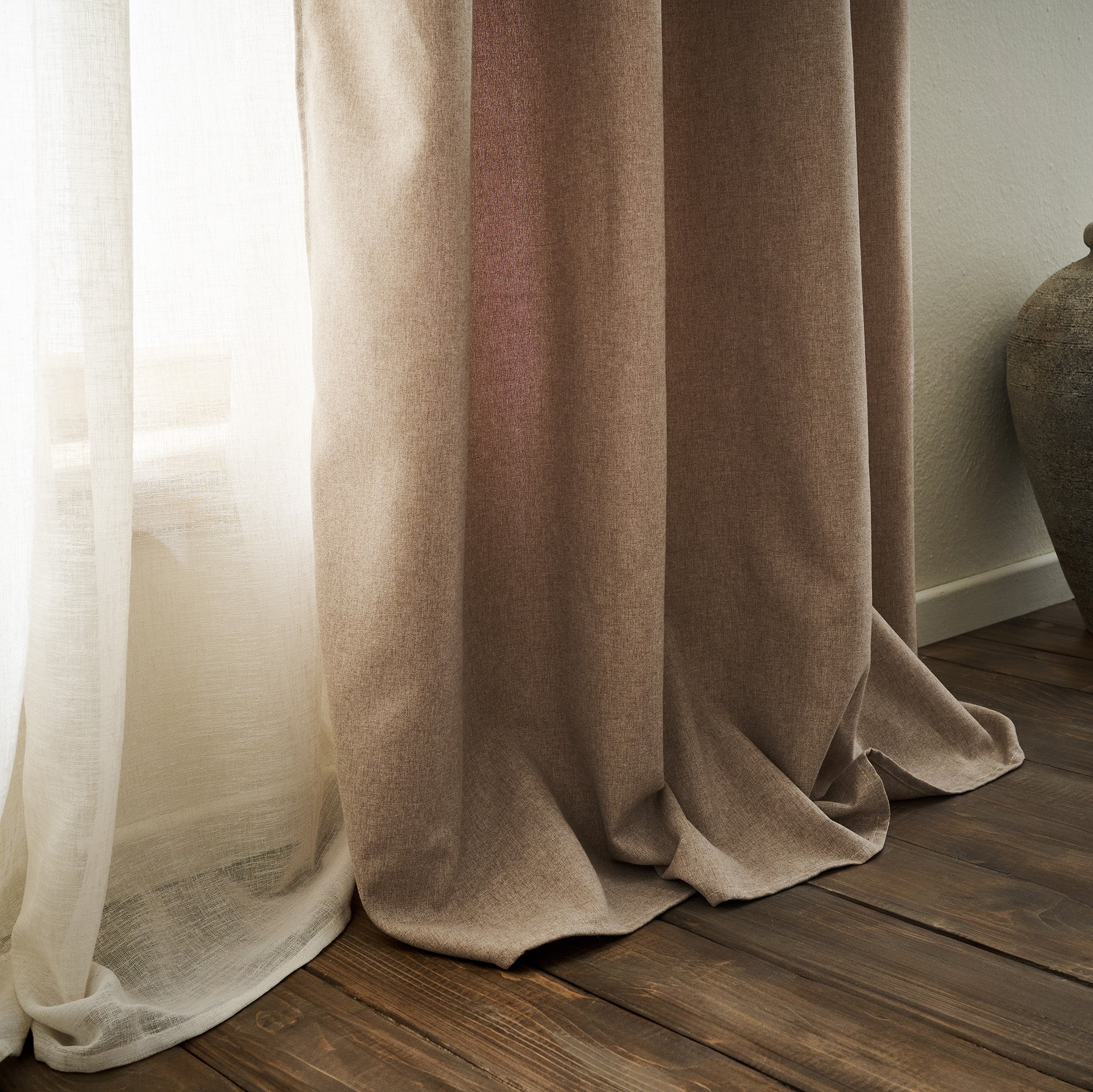 Curtain with rings 140x280cm Isolde Soft Beige 460/06