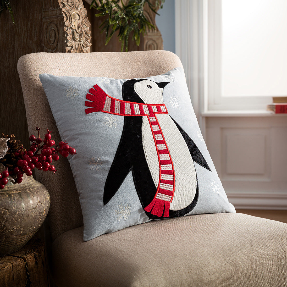 Μαξιλαροθήκη 43x43cm Xmas 867/01