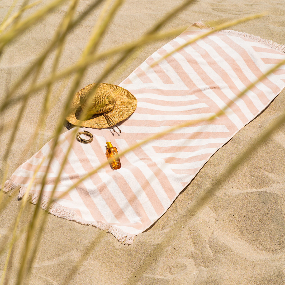 Beach towel 80x160cm Sand 394/ 21