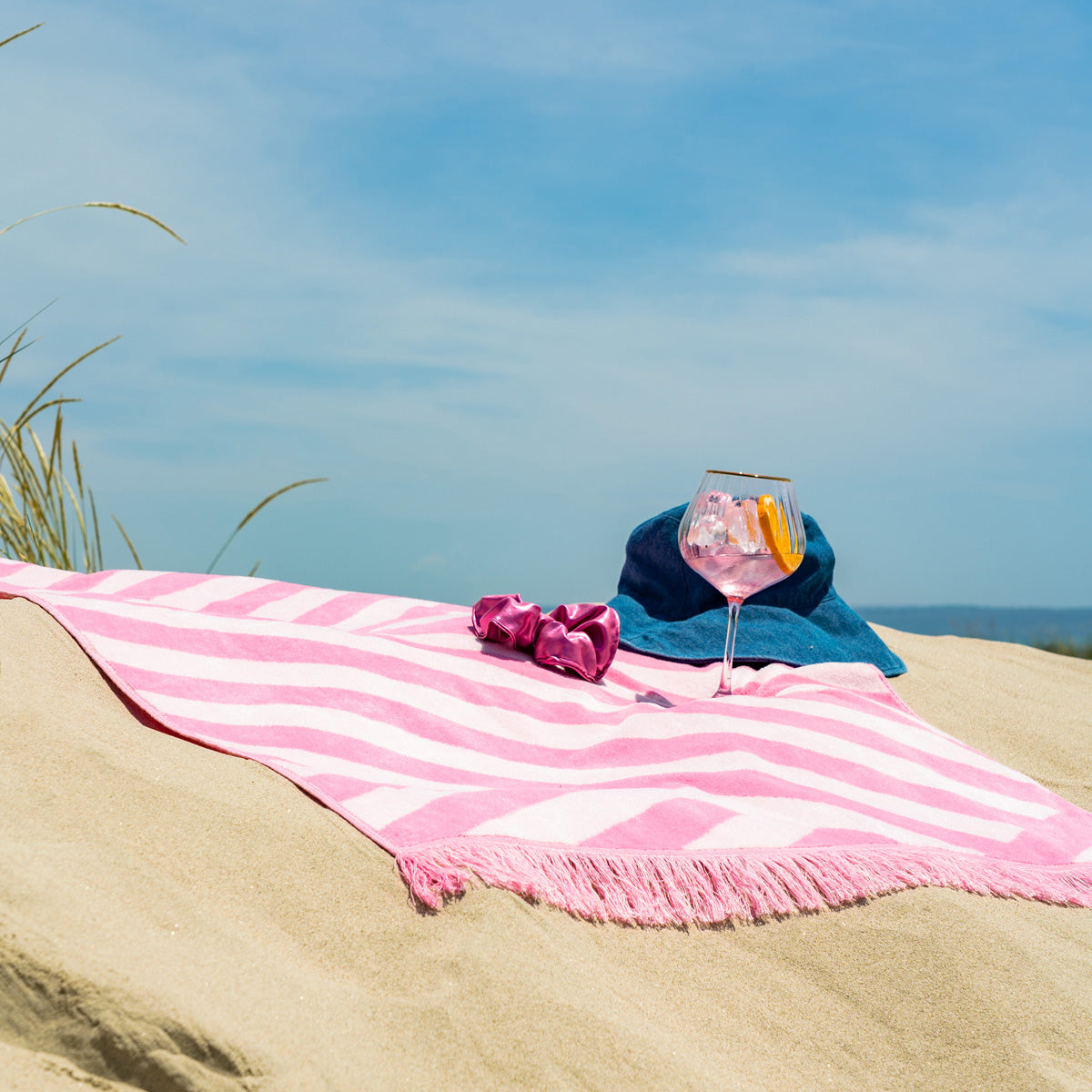 Beach towel 80x160cm Pink Gum 394/ 23