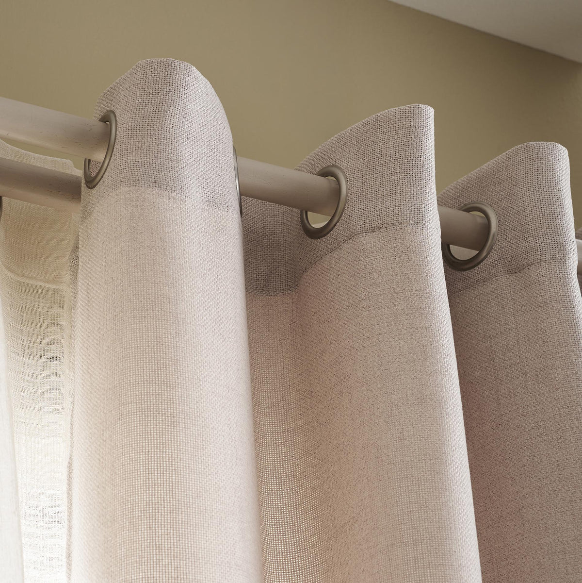 Curtain with studs 140x280cm Magna Beige 495
