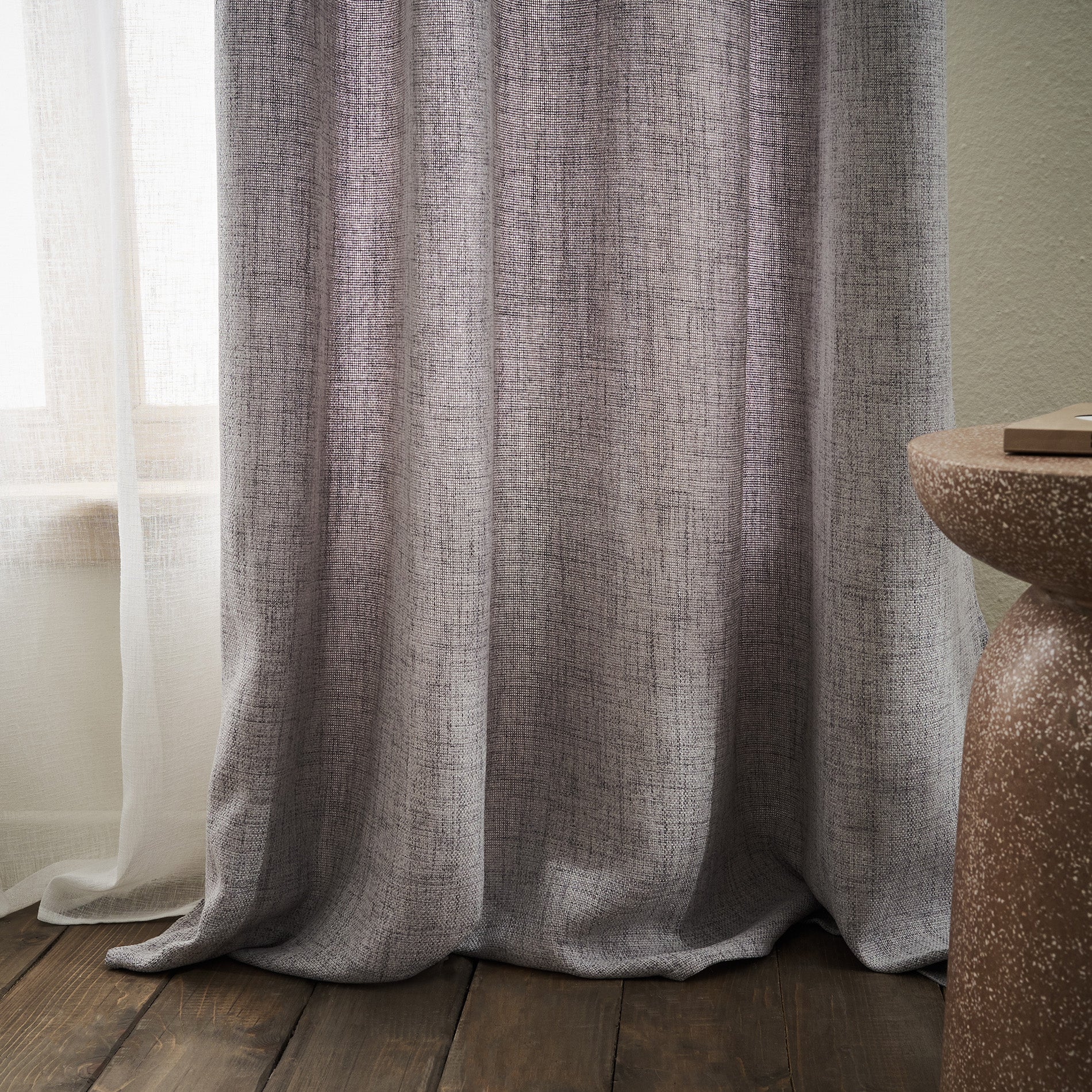 Curtain with studs 140x280cm Magna Grey 495